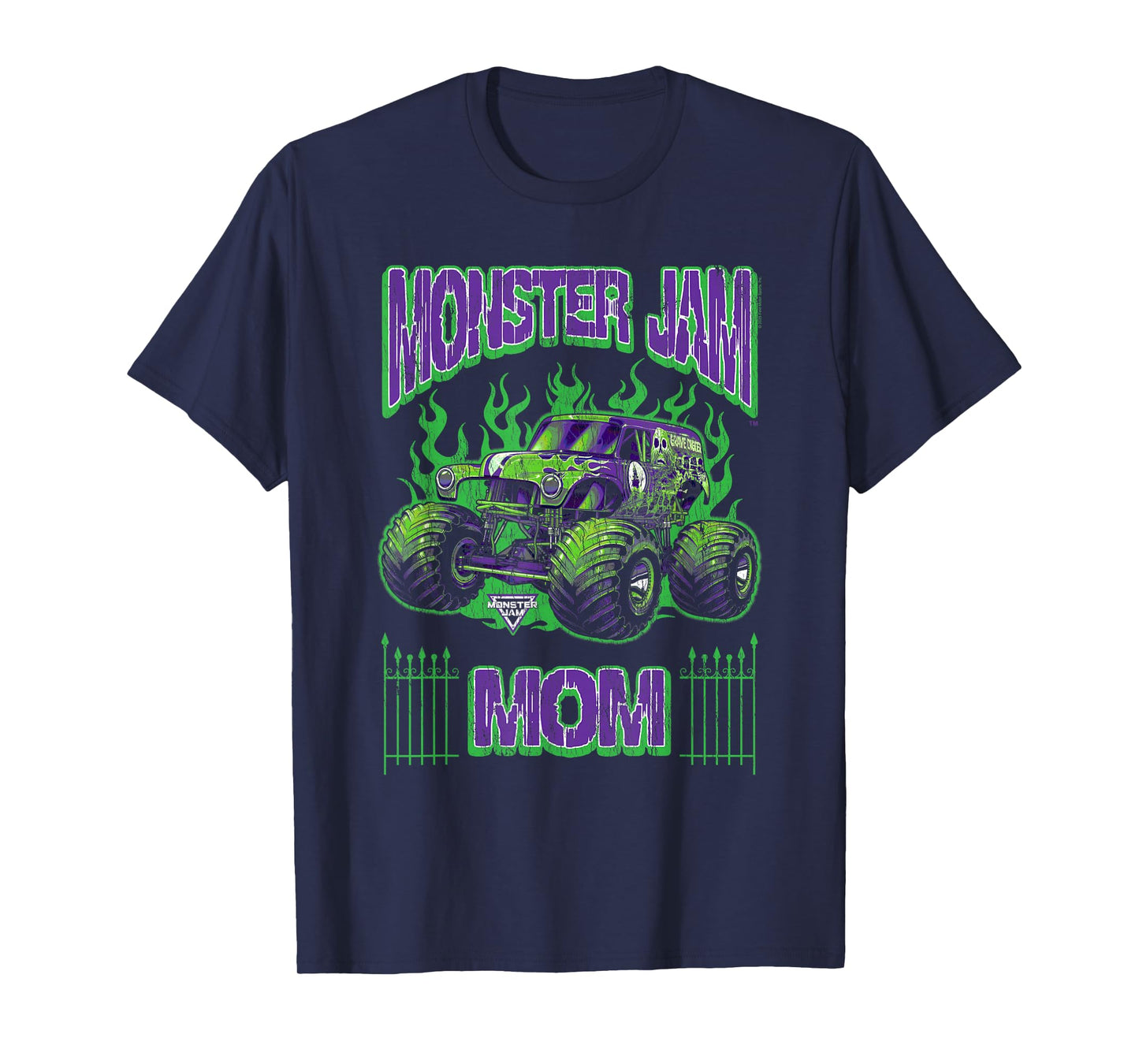 Monster Jam Grave Digger Mom Family Motorsports T-Shirt