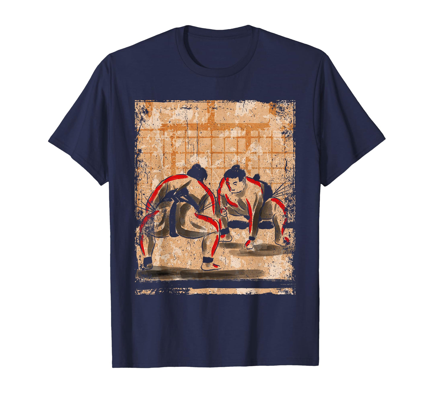 Japan Sumo ringer Japanese Art Retro T-Shirt