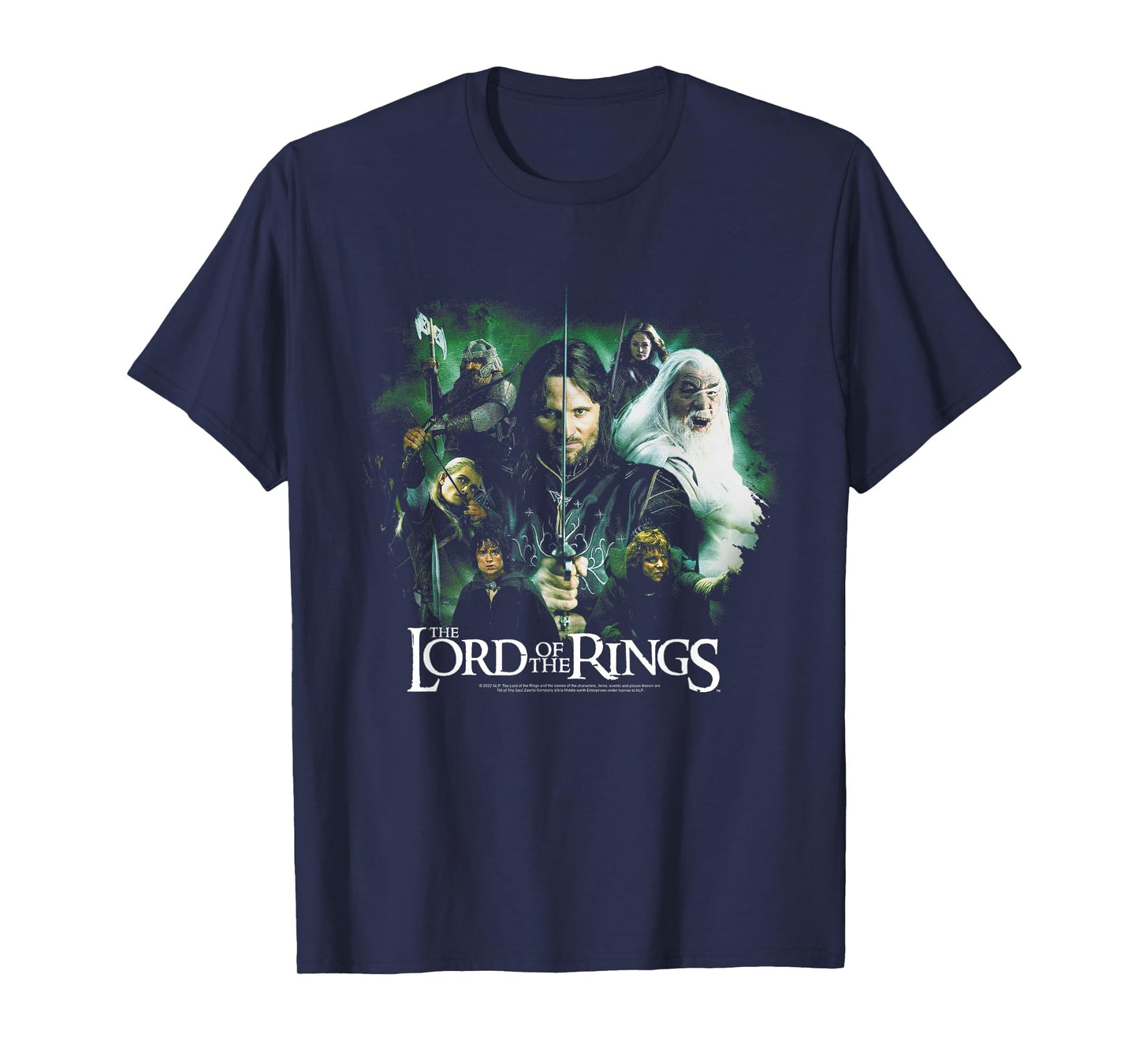 The Lord of The Rings Group Poster T-Shirt