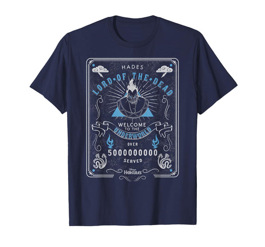 Disney Hercules Hades Lord Of The Dead Underworld Poster T-Shirt