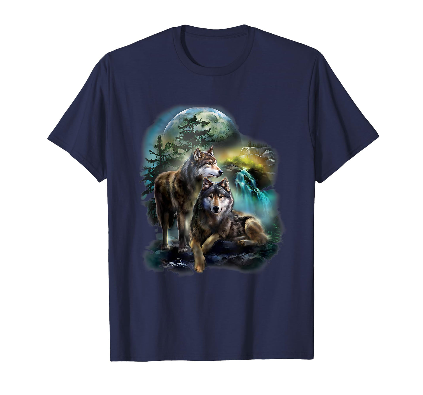 Vintage wolf mens Shirt wolf women Lovers for boys and girls T-Shirt