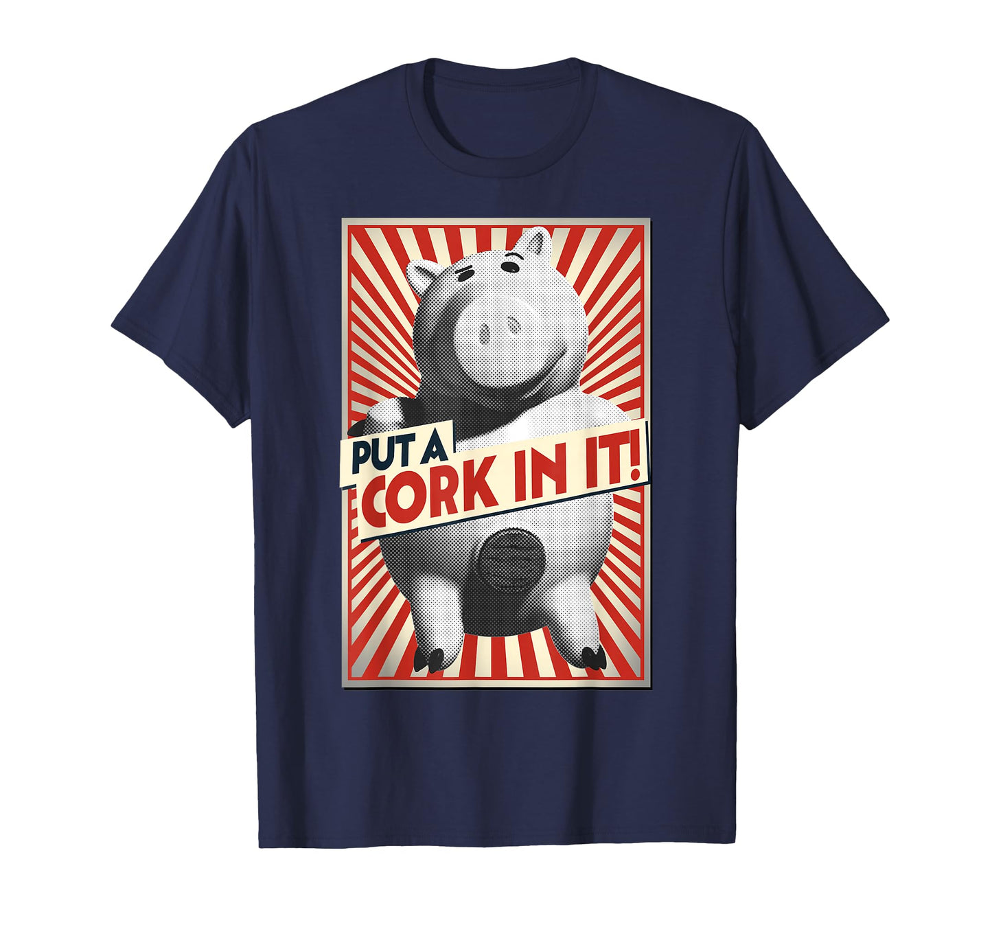 Disney Pixar Toy Story Hamm Piggy Bank Put A Cork in It T-Shirt