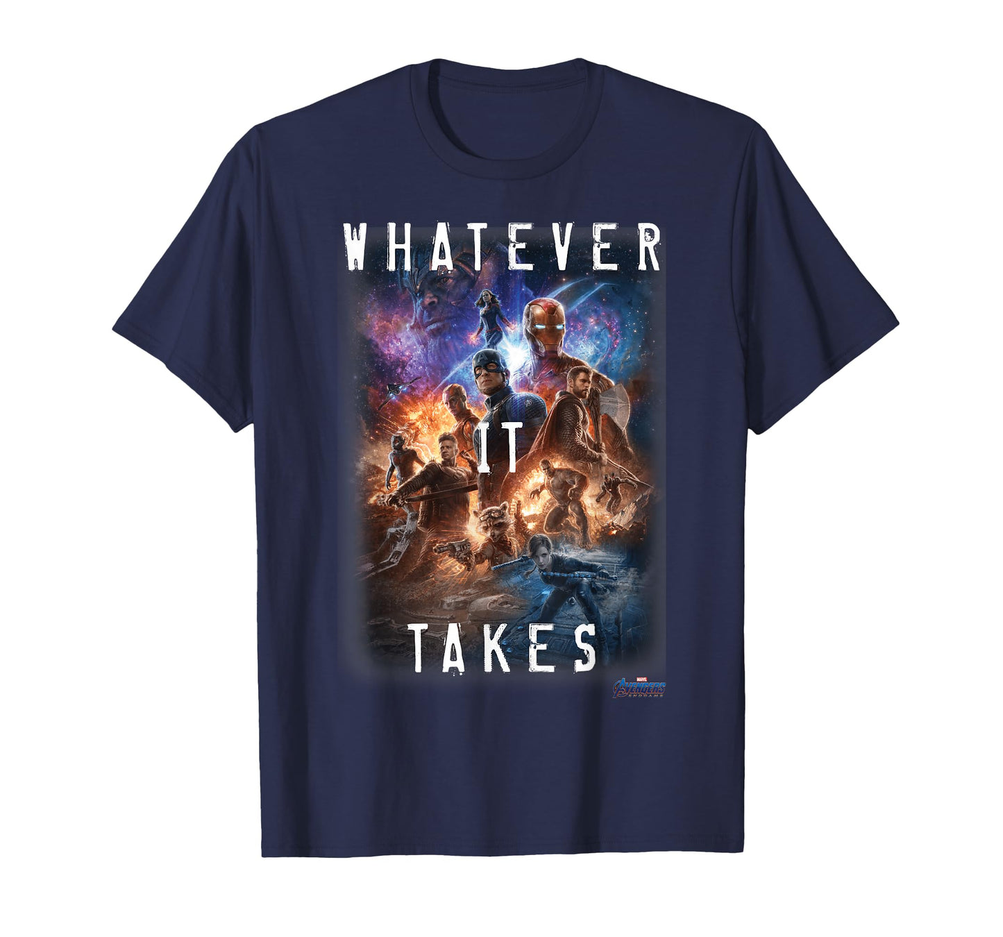 Marvel Avengers Endgame Movie Poster Whatever It Takes T-Shirt