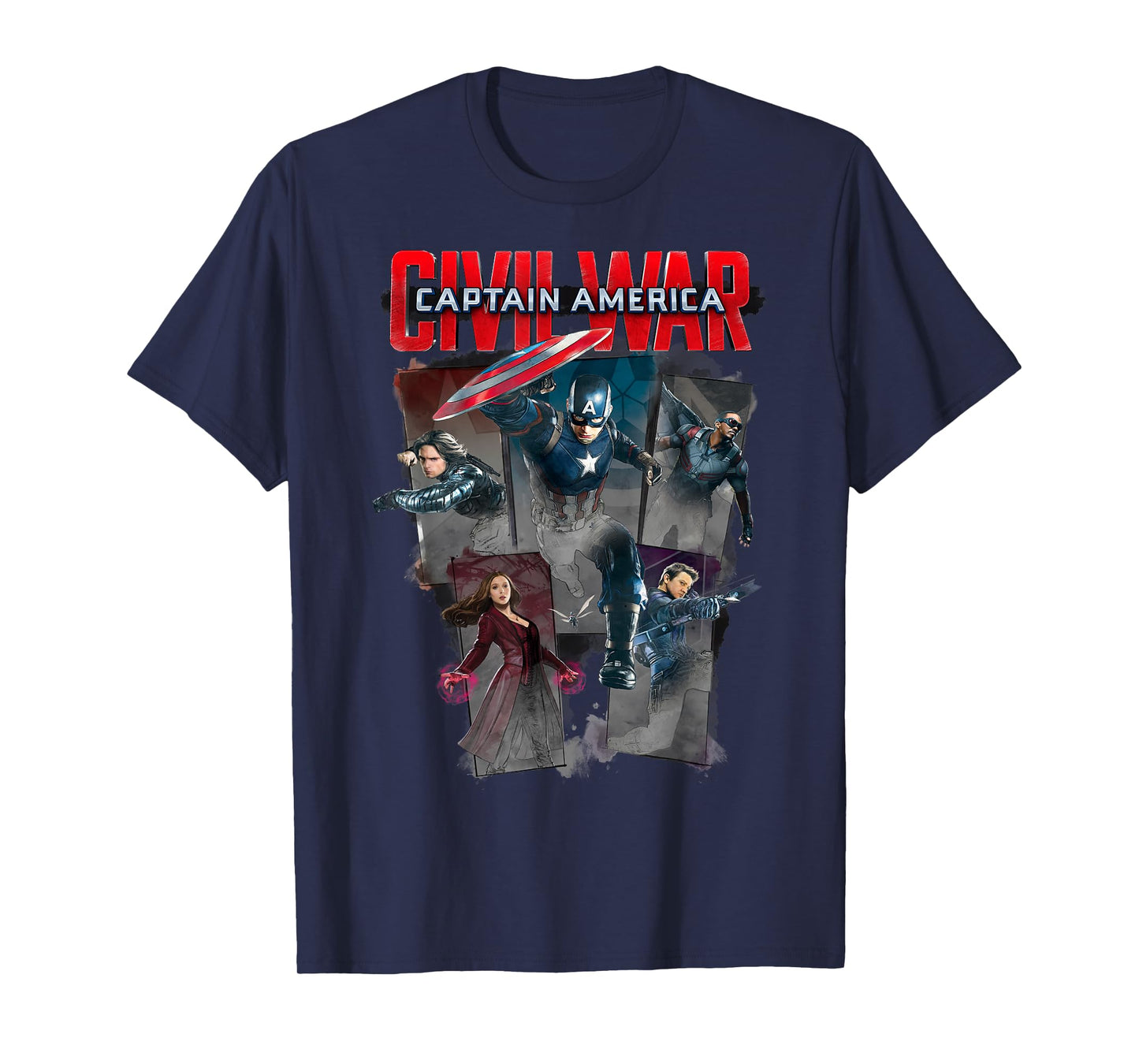 Marvel Captain America Civil War Group Shot T-Shirt