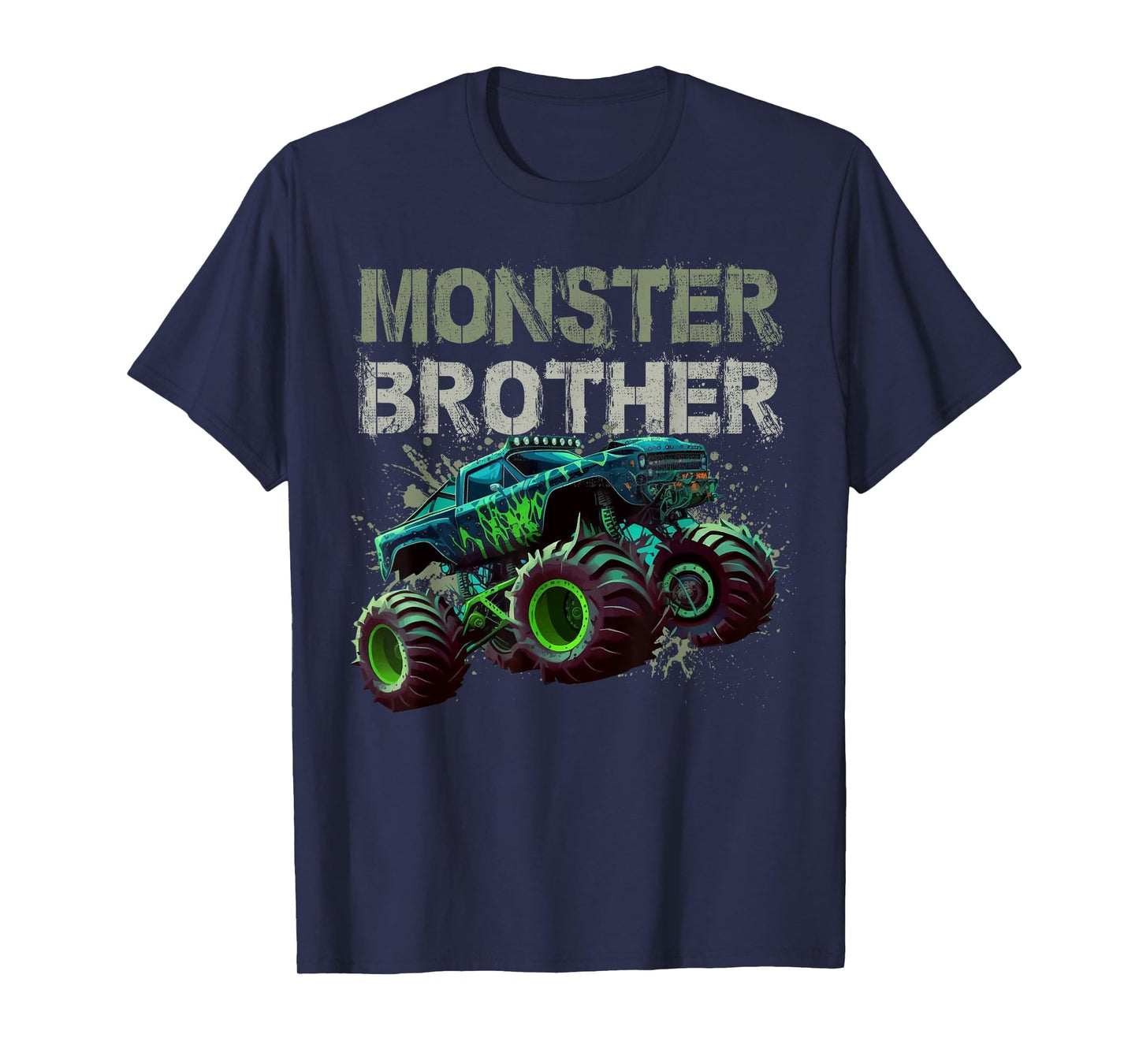 Monster Truck Brother Family Matching Monster Truck Lovers T-Shirt