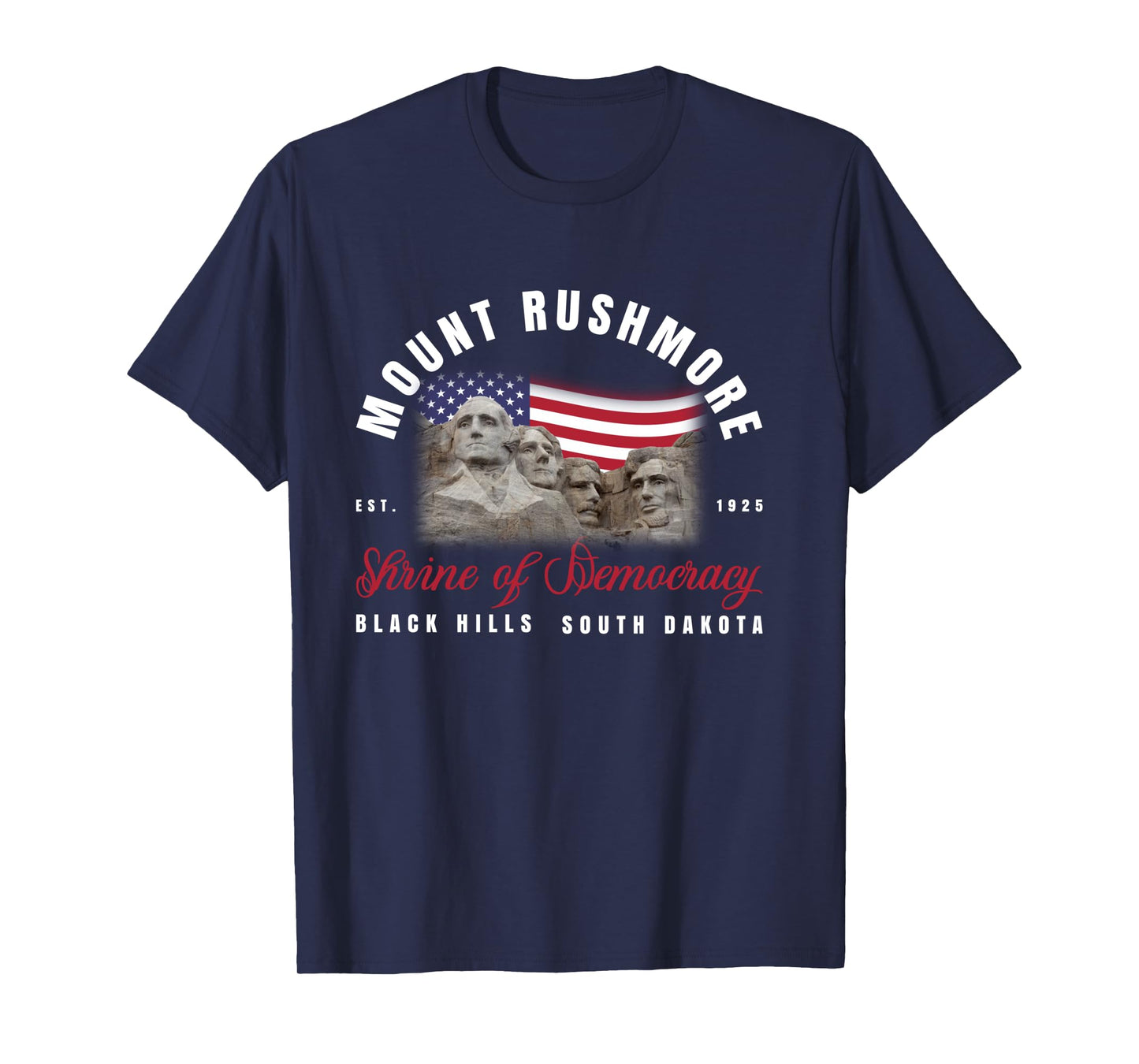 Mount Rushmore Black Hills South Dakota 4th Of July Long Sleeve T-Shirt