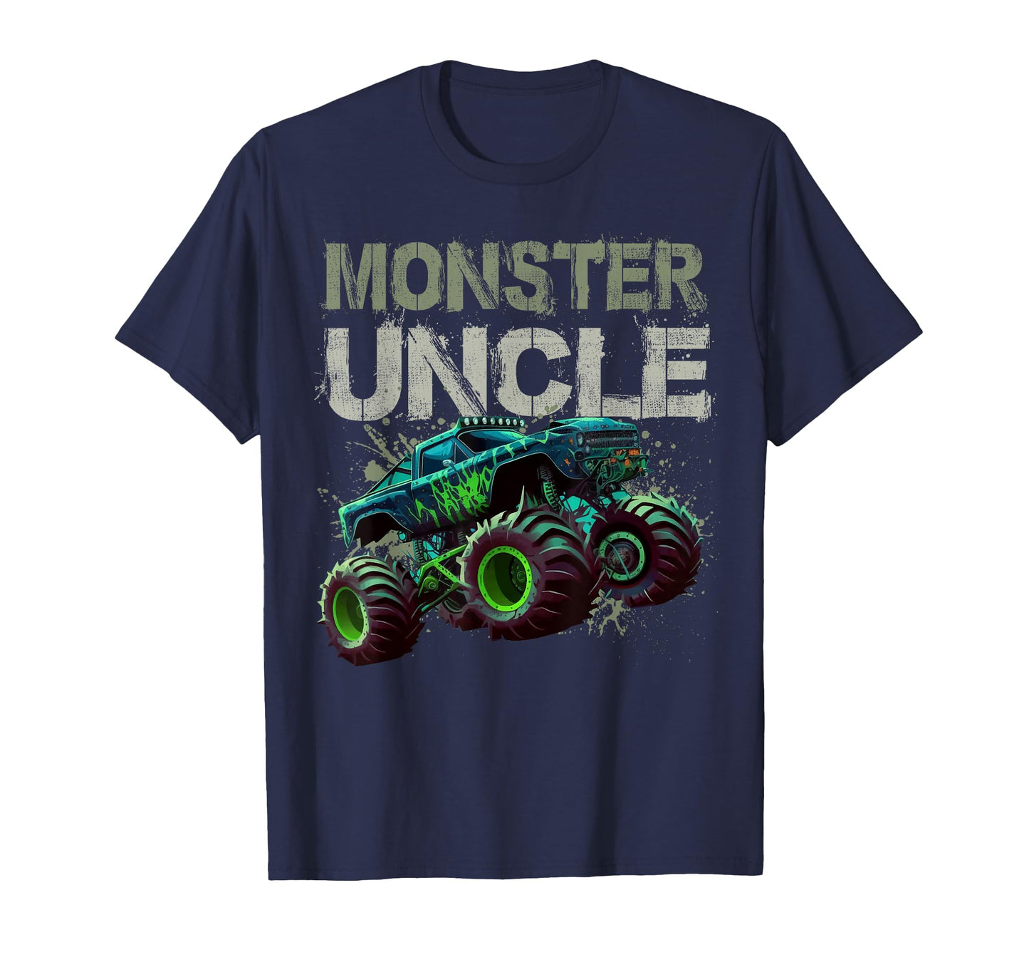 Monster Truck Uncle Family Matching Monster Truck Lovers T-Shirt