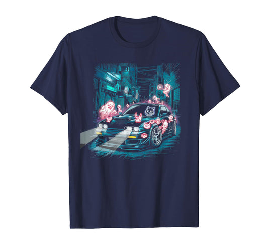 Japanese Car Tshirt Men JDM Japan Street Racing Streetwear T-Shirt