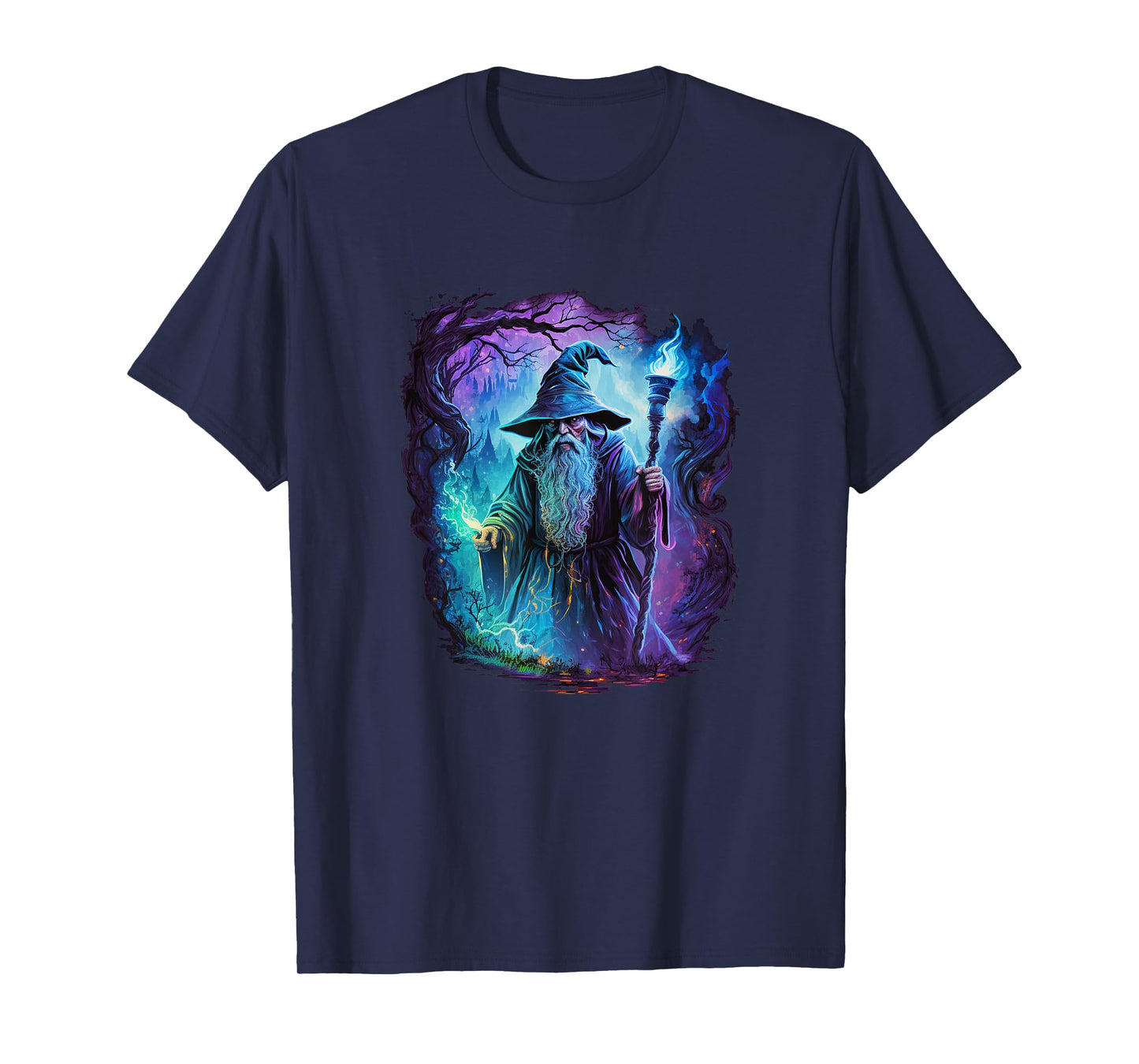 Retro Magical Wizard Fantasy T-Shirt