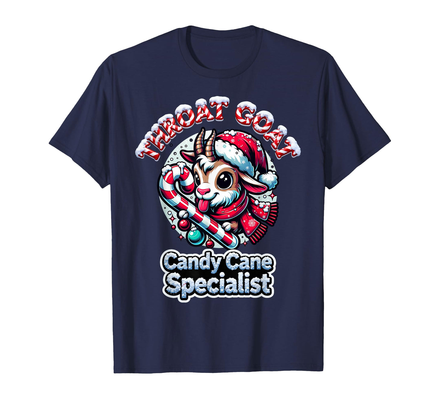 Throat Goat – Candy Cane Specialist Christmas T-Shirt