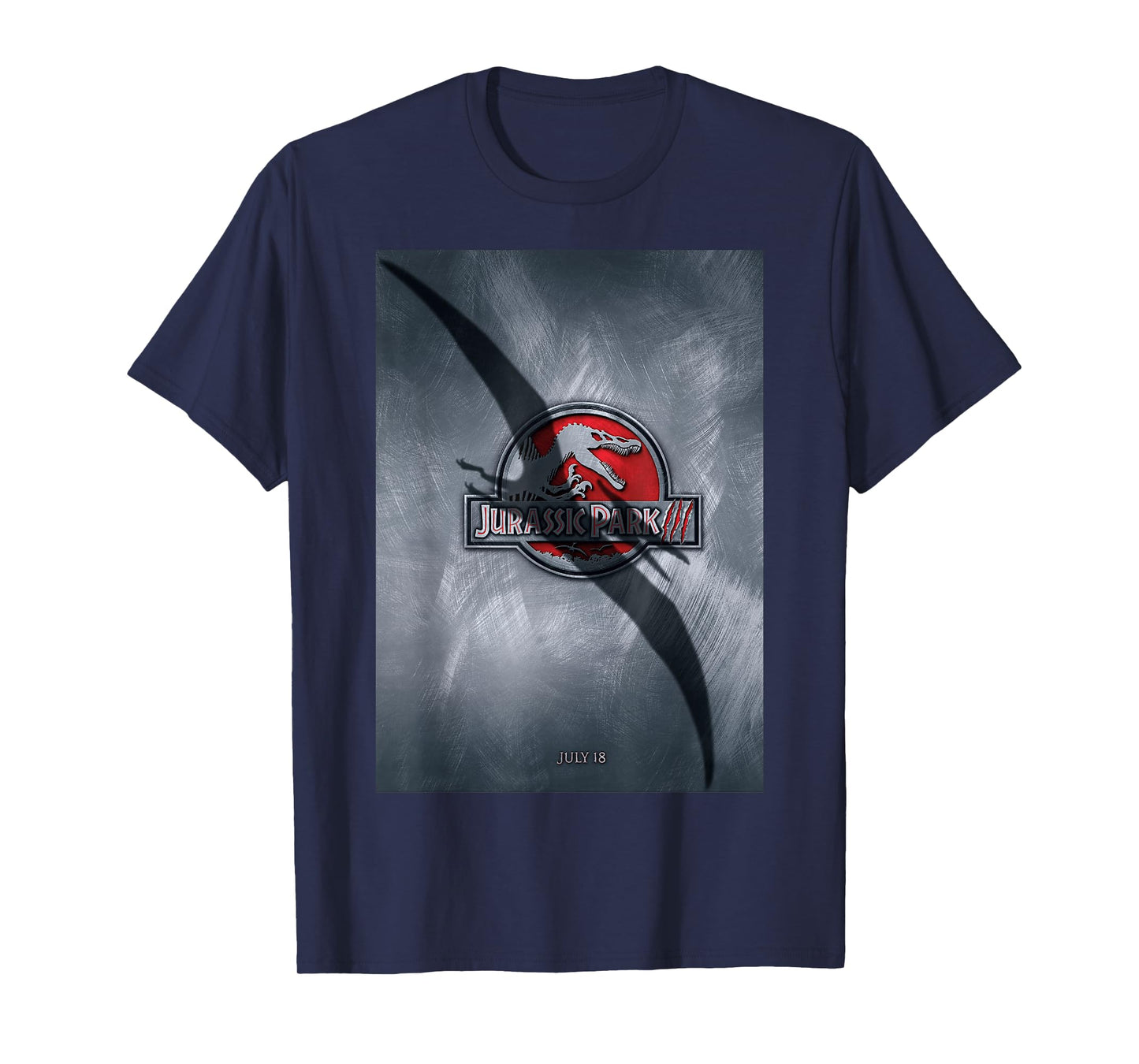 Jurassic Park 3 Movie Poster Pterodactyl Graphic T-Shirt T-Shirt