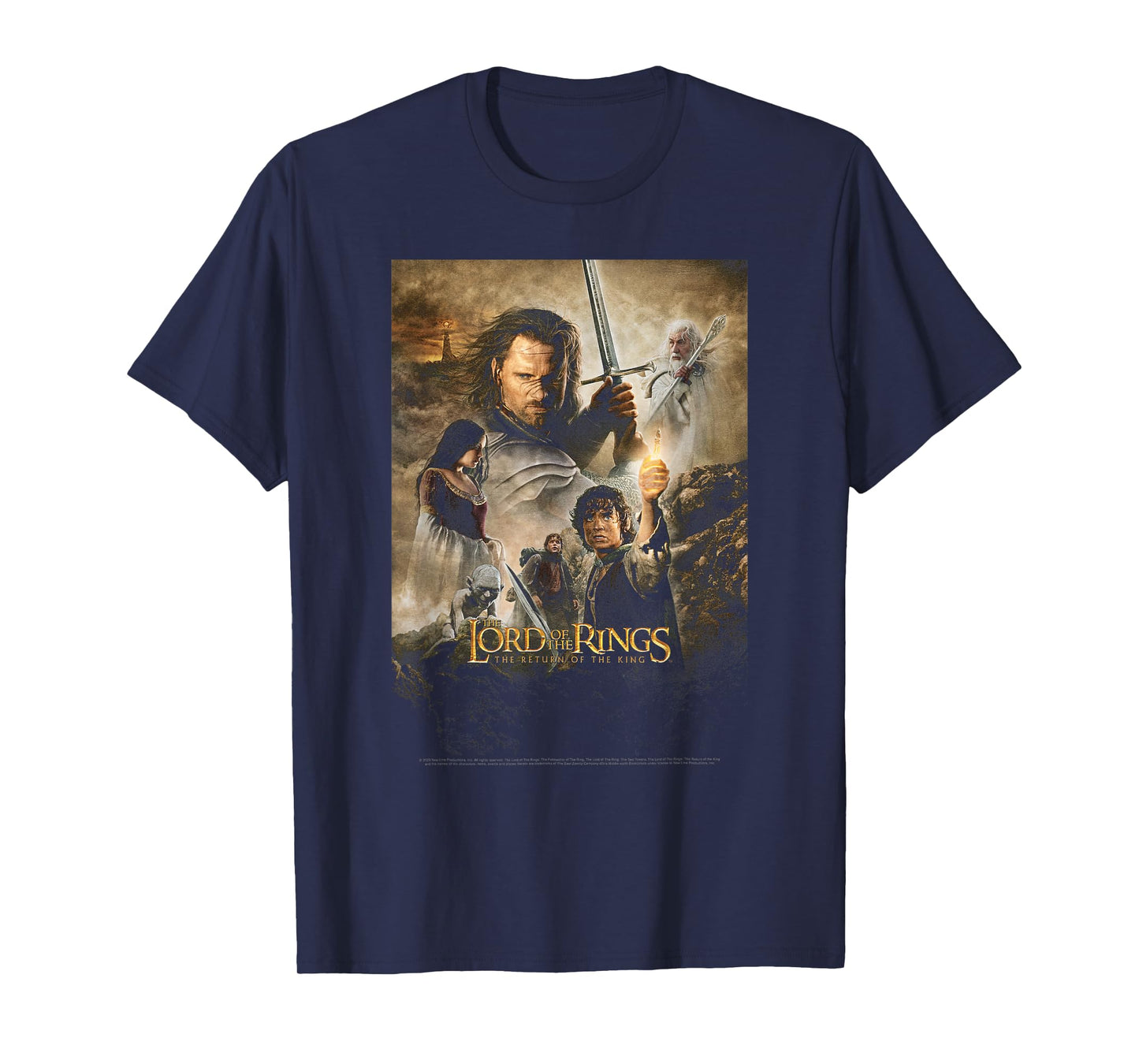 Lord Of The Rings Return Of The King Group Poster T-Shirt