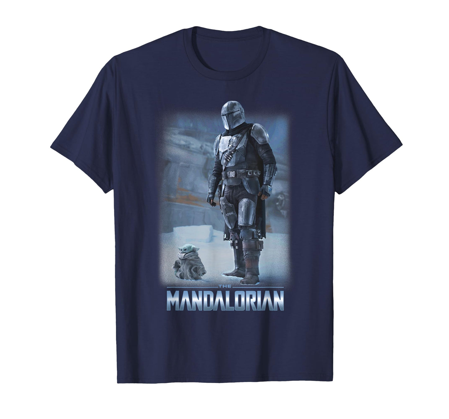 Star Wars: The Mandalorian & The Child Icy Portrait R12 T-Shirt