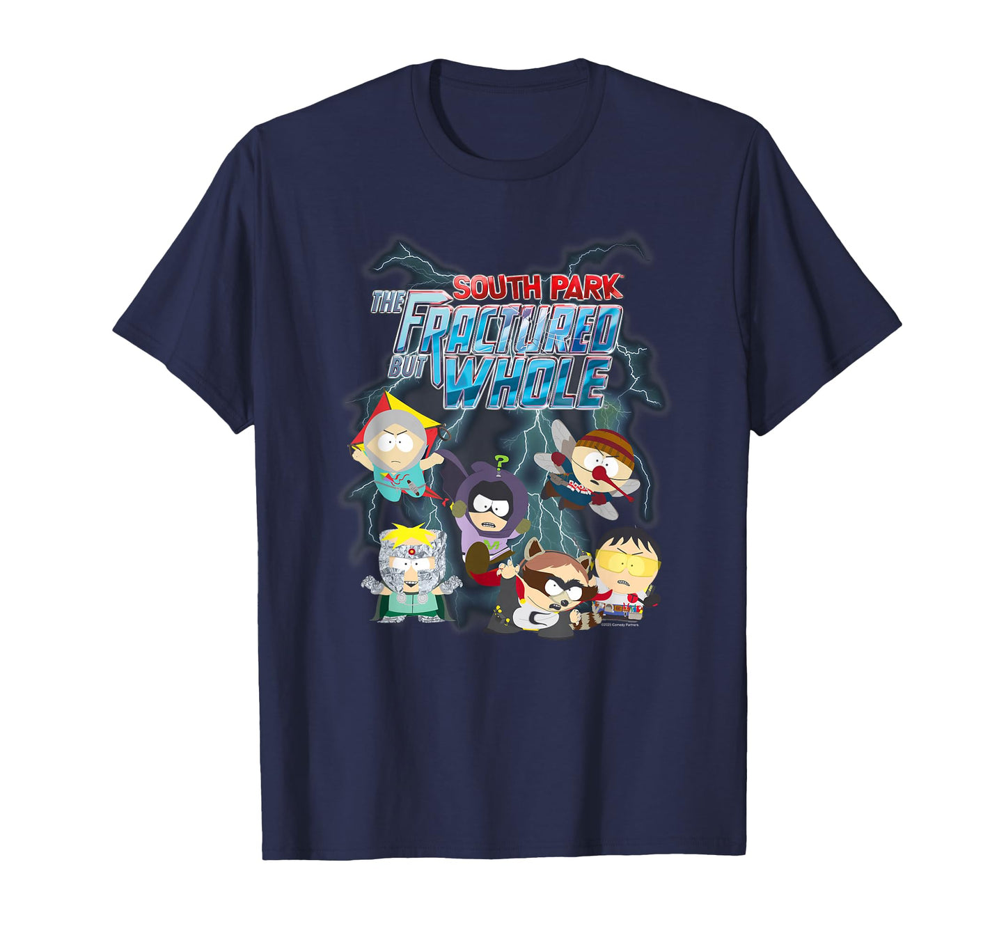 South Park The Fractured But Whole Superheroes Cartoon T-Shirt
