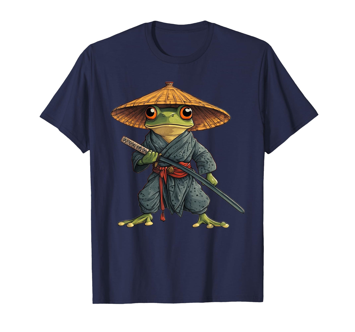 Frog Samurai Art T-Shirt