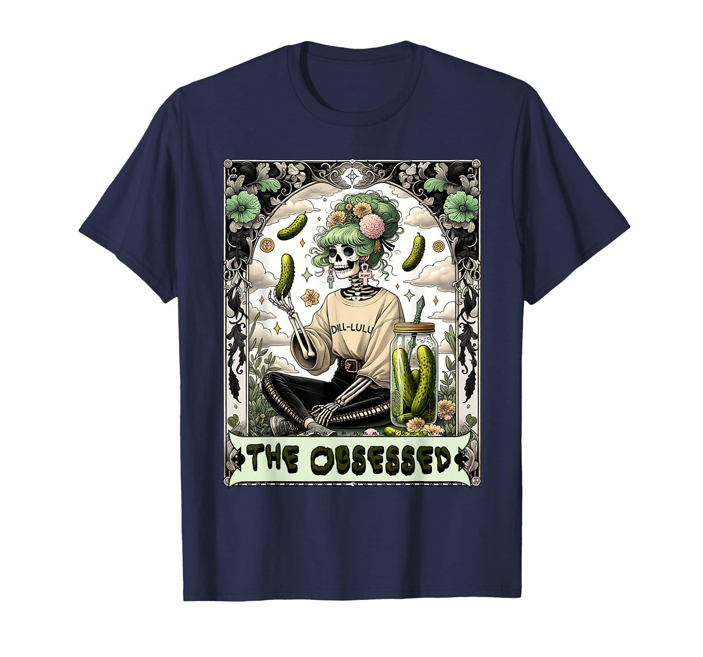 Funny Tarot Card Pickle Lover gift for women T-Shirt