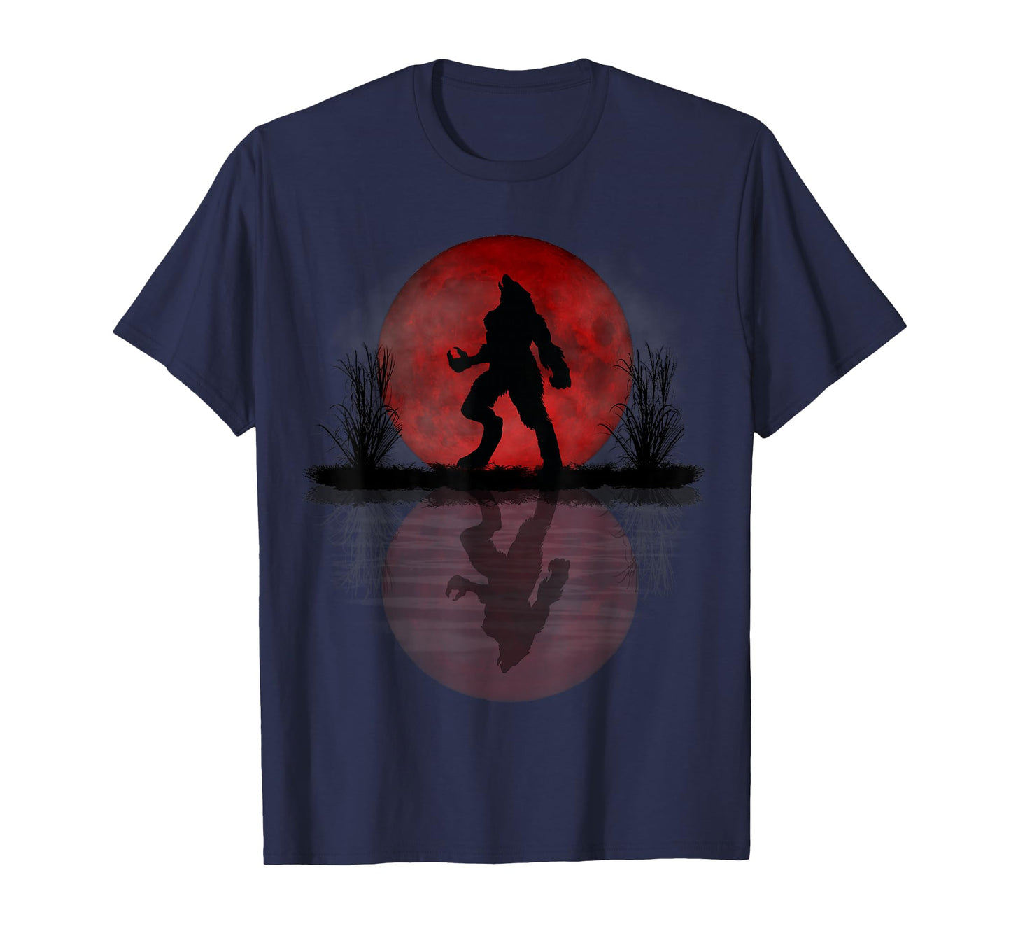 Werewolf Under A Full Blood Moon Howling Tee T-Shirt