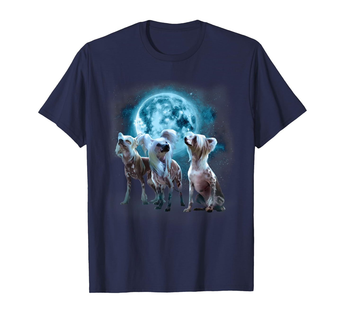 Chinese Crested Howling at the Moon Shirt - Chinese Crested T-Shirt