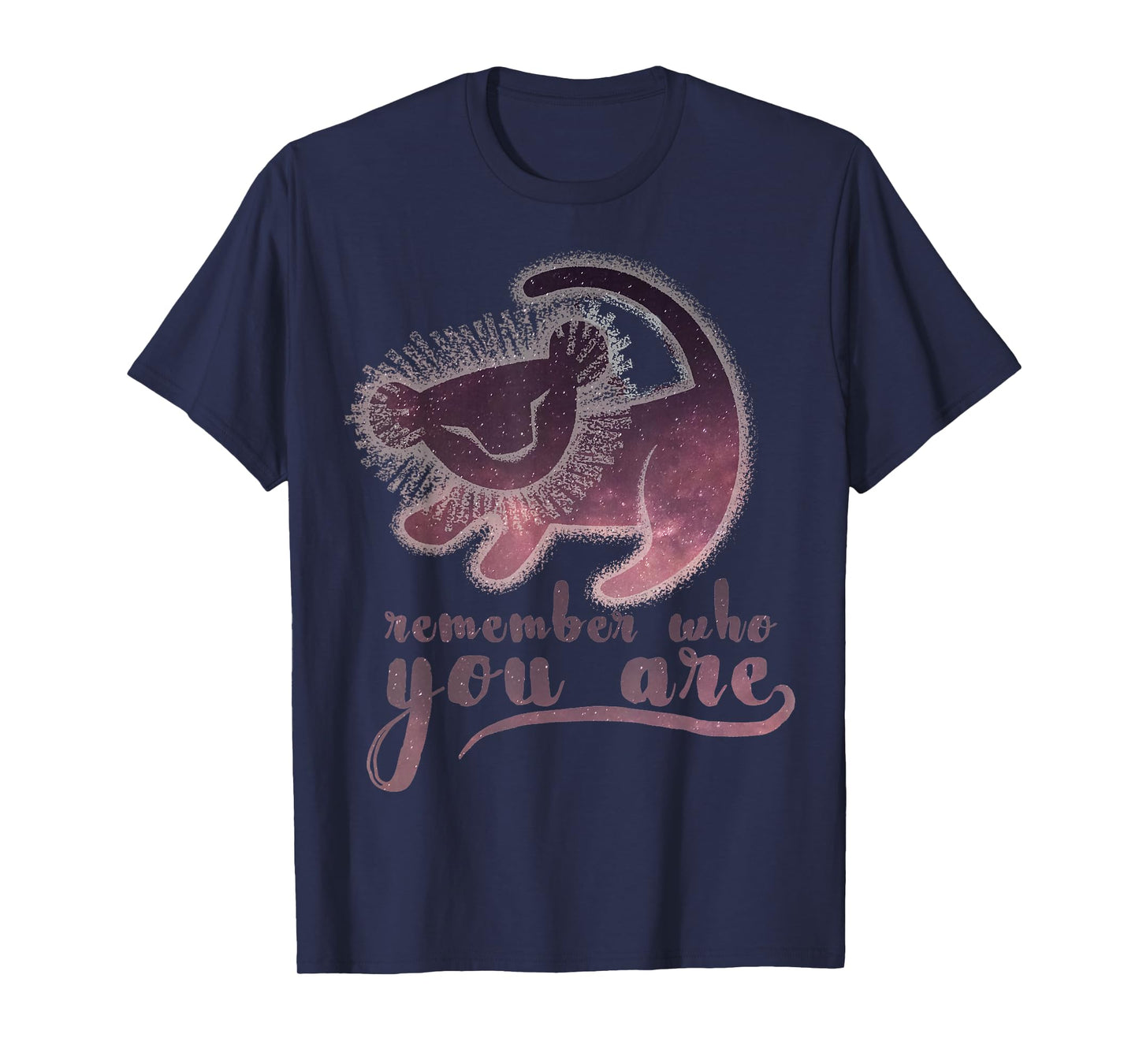 Disney Lion King Remember Who You Are Night Sky Fill T-Shirt