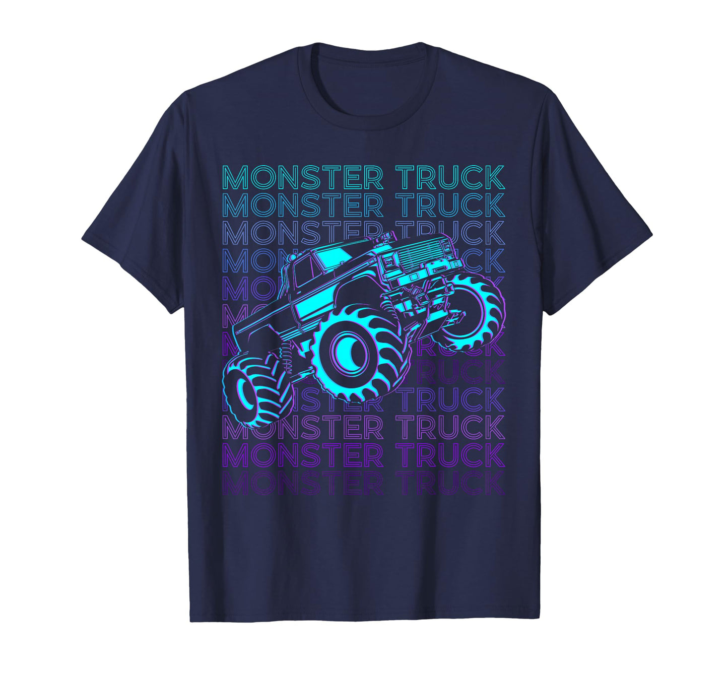 Monster Truck Retro T-Shirt