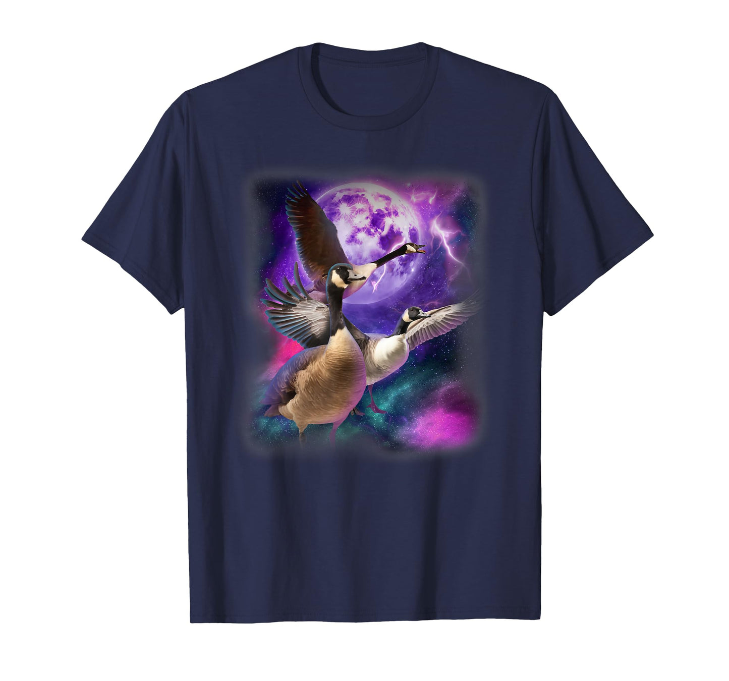 Canadian Goose Shirt - Howling at the Moon Silly Goose T-Shirt