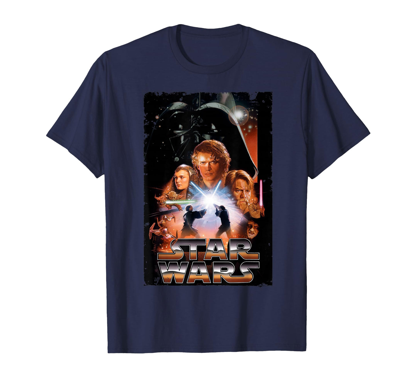 Star Wars Revenge Of The Sith Movie Vintage Disney+ T-Shirt