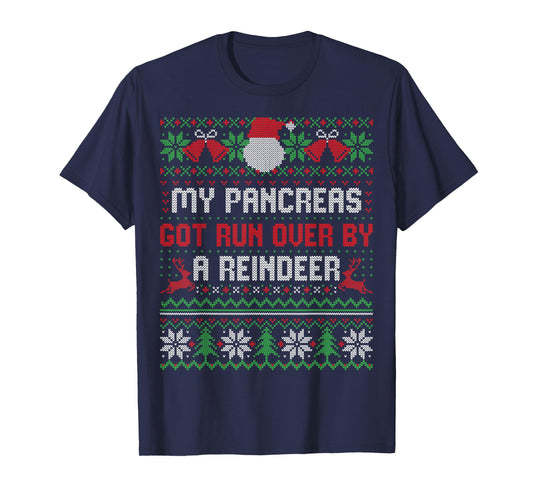 T1D Diabetic Type 1 Diabetes Awareness Christmas Men Women T-Shirt