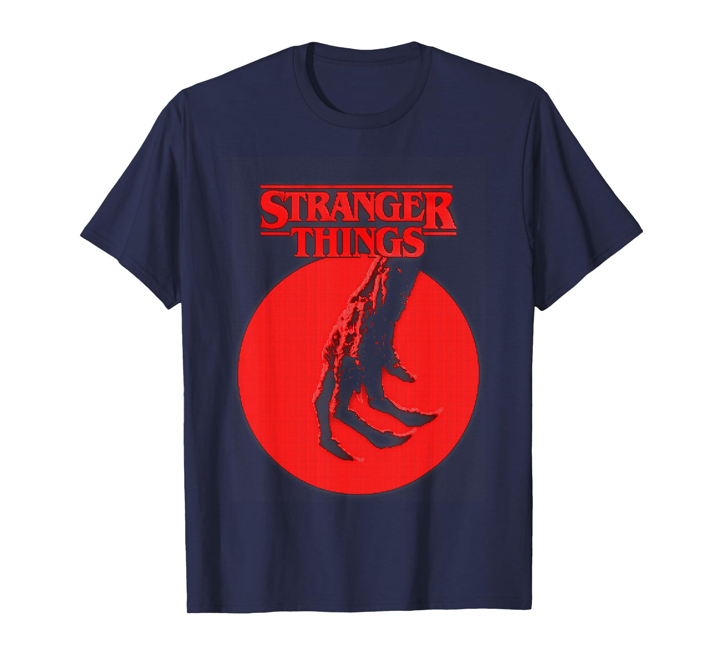 Stranger Things Season 5 Vecna Hand Pixelated Logo T-Shirt