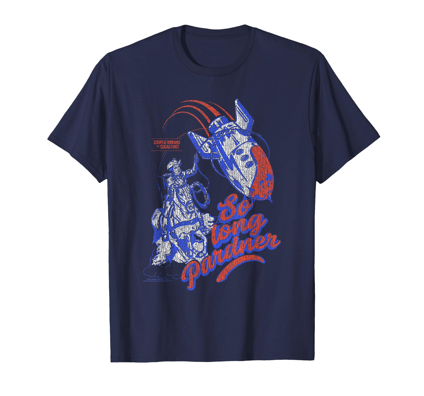 Fallout Retro So Long Pardner Wild Western Bomb TV Show T-Shirt