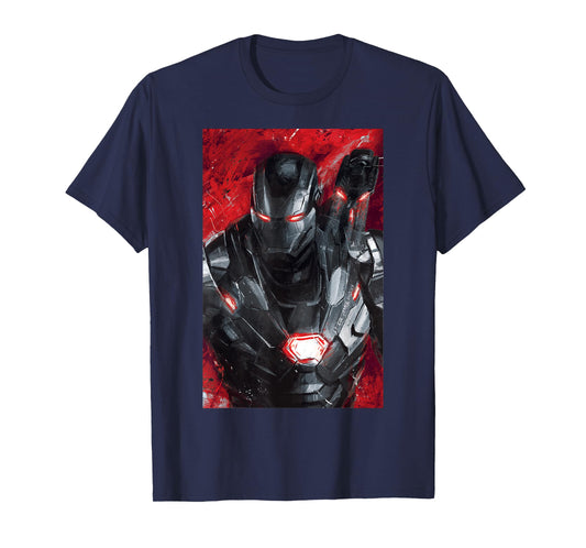 Marvel Avengers Endgame War Machine Painting Graphic T-Shirt T-Shirt