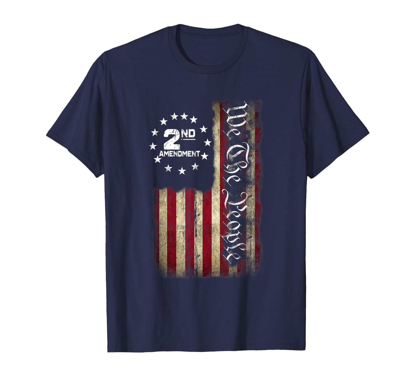 American Flag Patriotic We The People 2nd Amendment T-Shirt