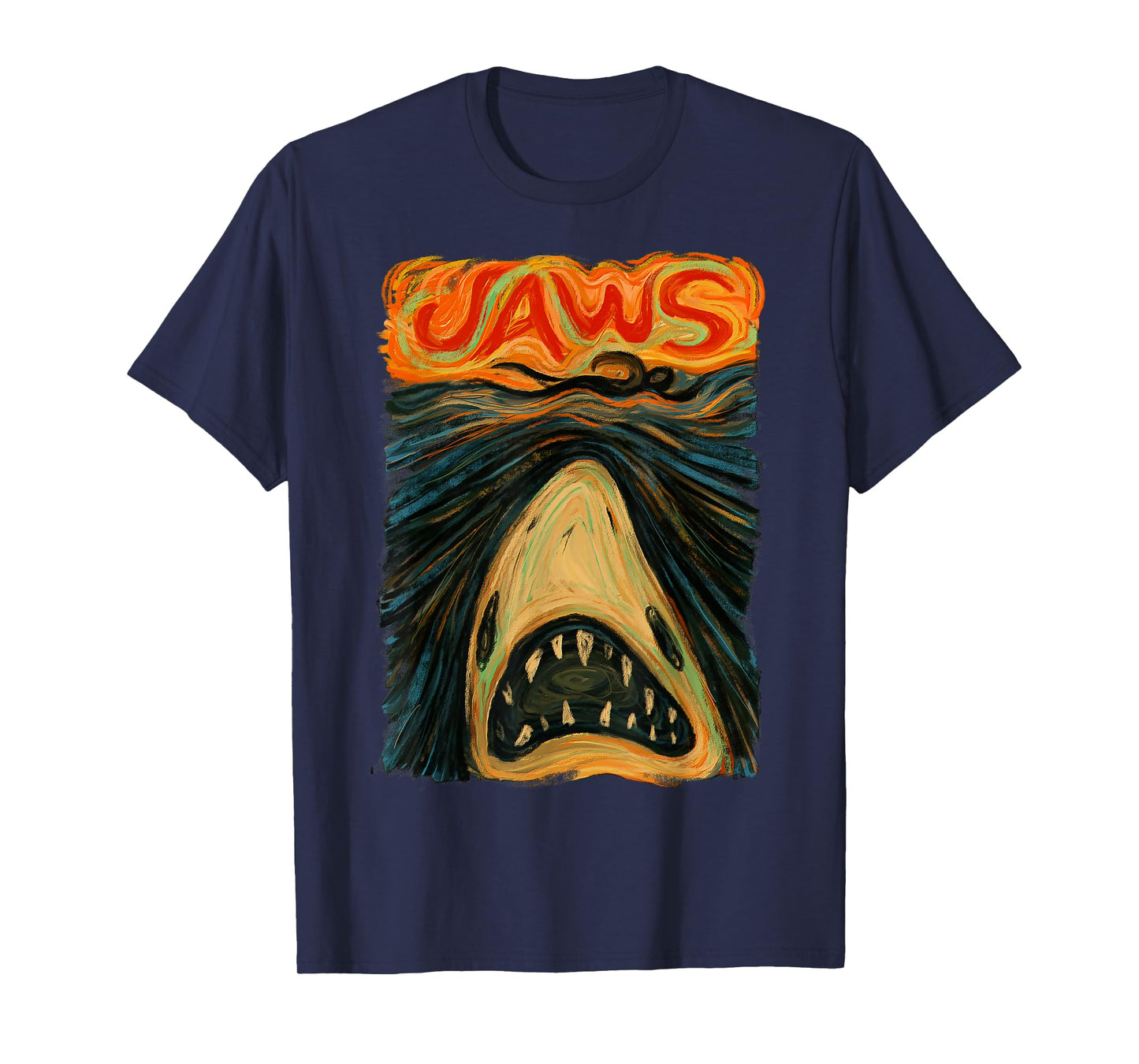 Jaws Scream Portrait T-Shirt
