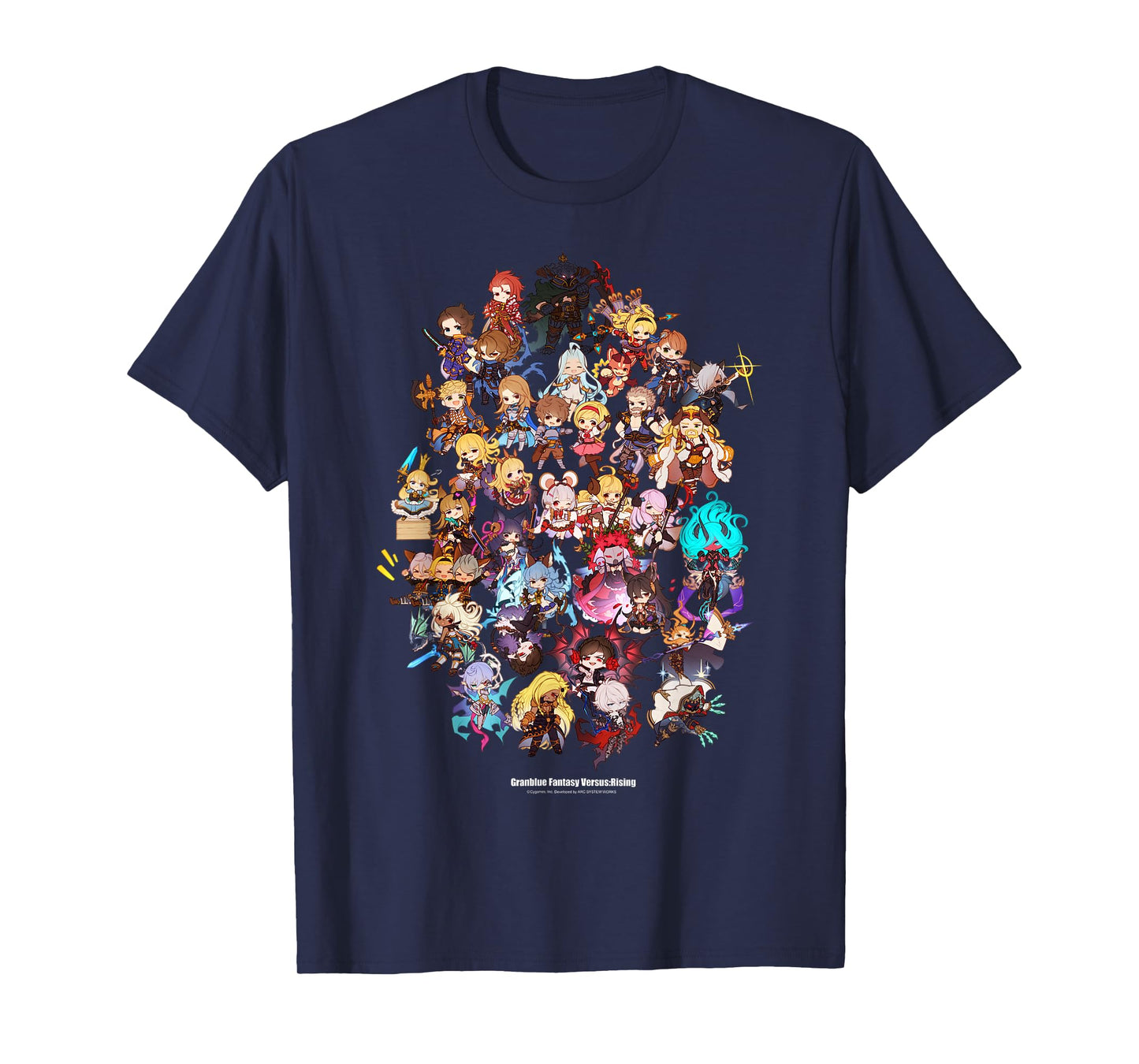 Granblue Fantasy Versus: Rising chibi characters T-Shirt