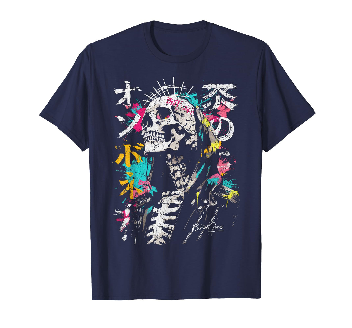 Japanese Streetwear Cyberpunk Y2K Techwear Retro Manga Anime T-Shirt