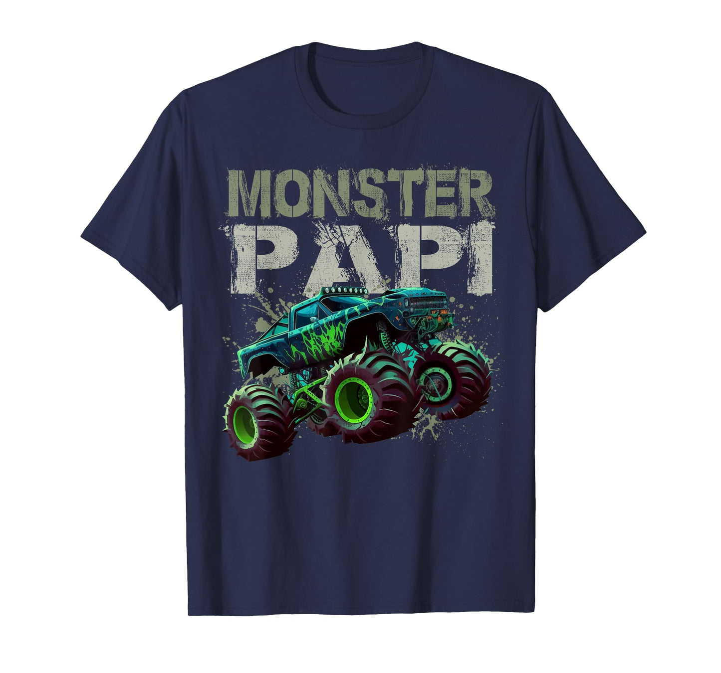Monster Truck Papi Family Matching Monster Truck Lovers T-Shirt