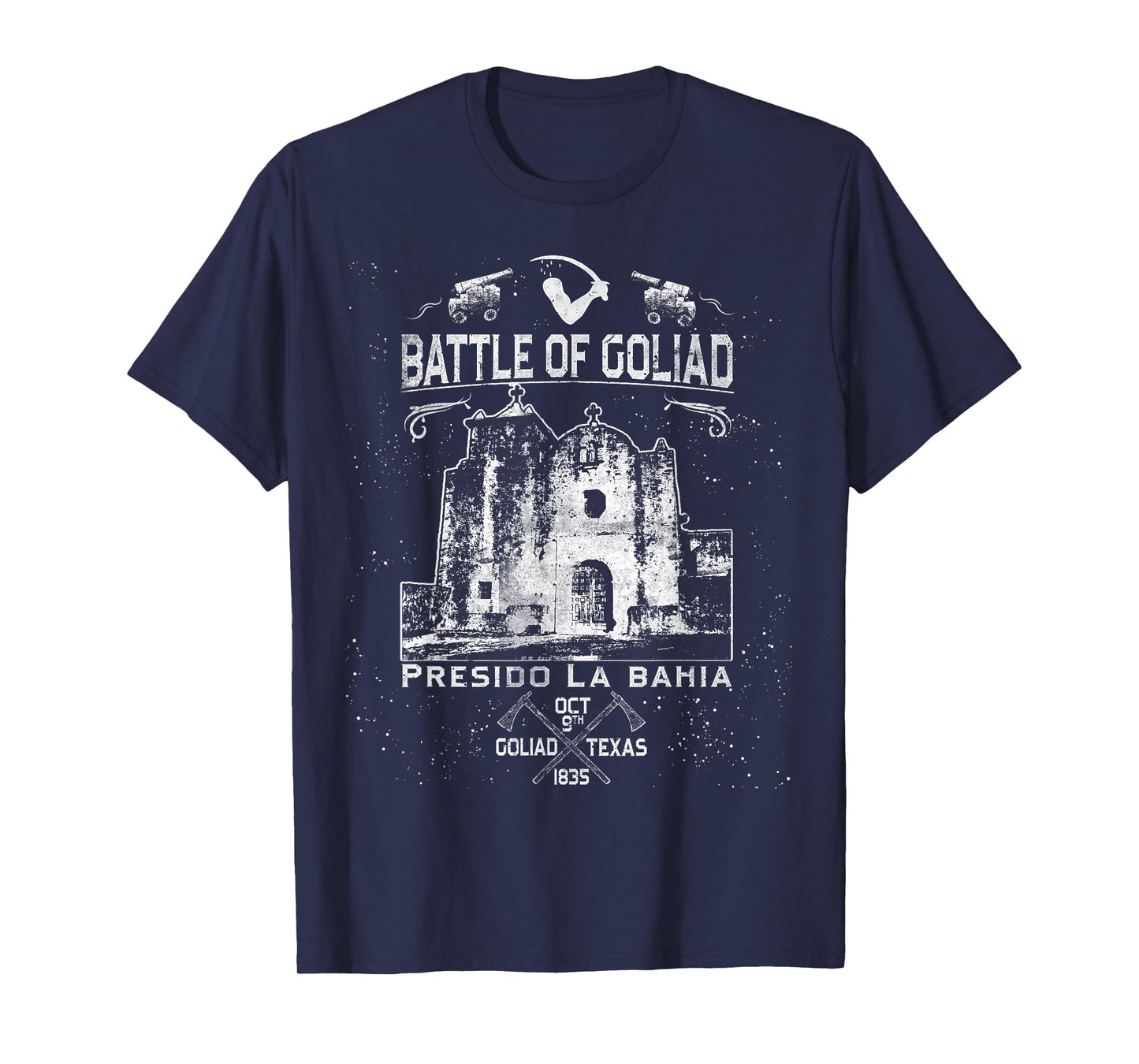 Battle of Goliad Presido La Bahia Texas History Souvenir T-Shirt