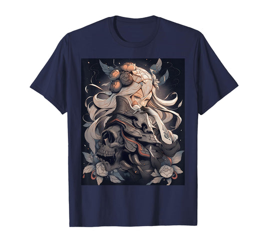 Rockabilly Style 80s Cartoon Anime Japanese Women Kids T-Shirt