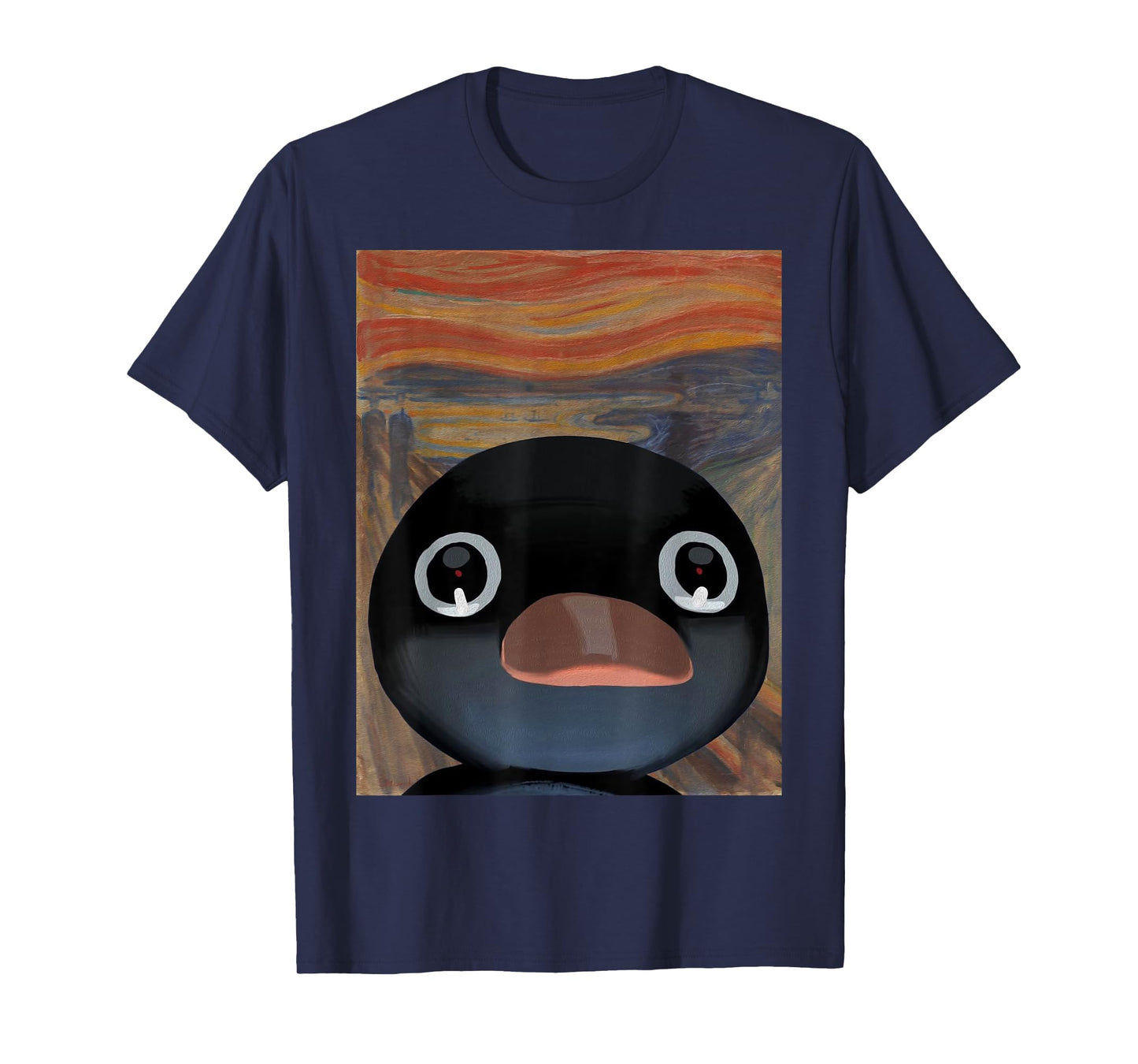 Penguin noot Scream Funny Penguin Meme T-Shirt