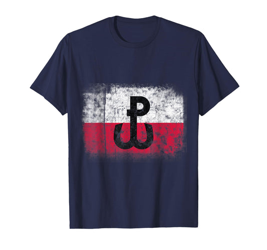 Polish Resistance Retro Vintage Style T-Shirt