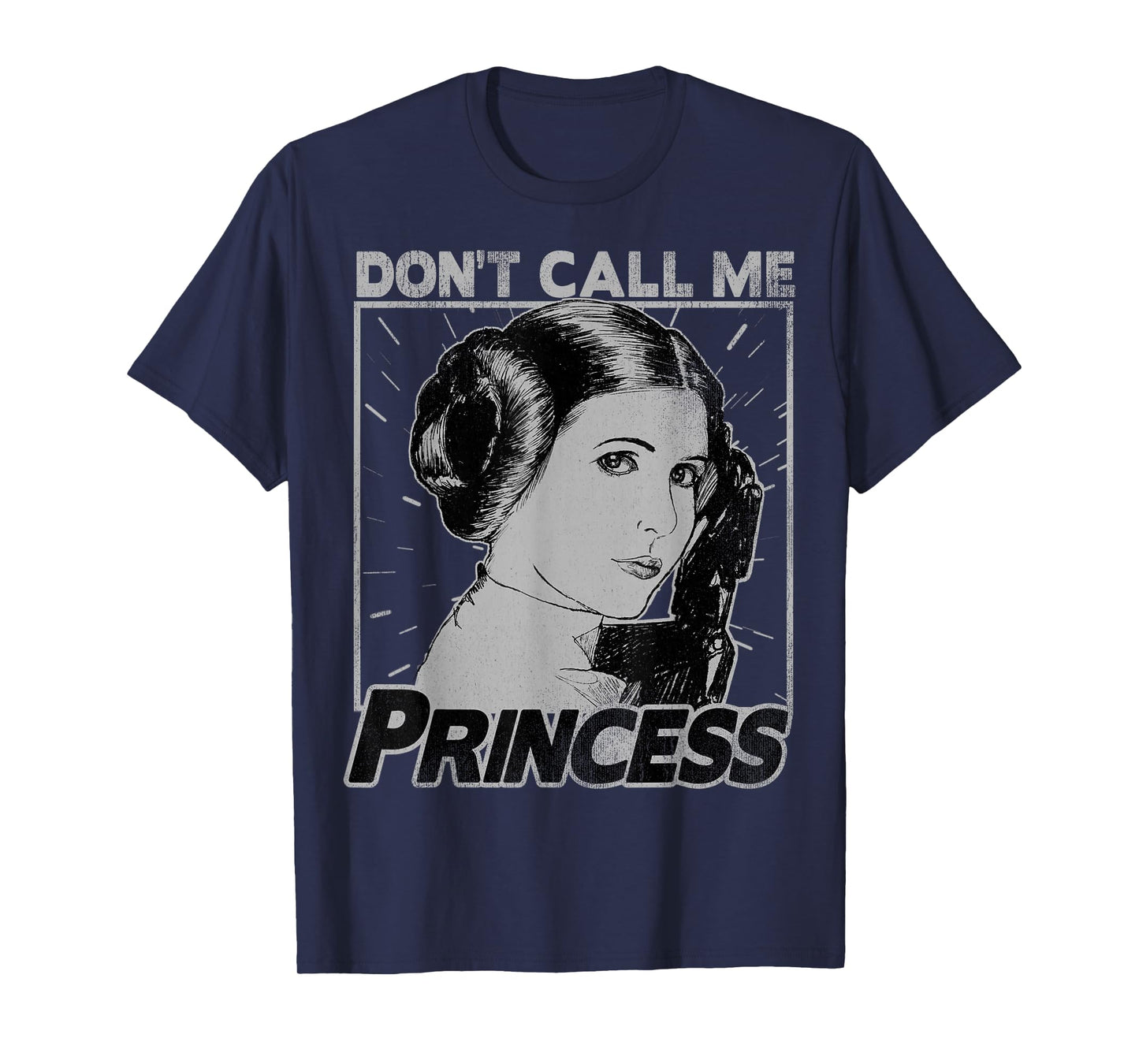 Star Wars Princess Leia Don't Call Me Princess Portrait T-Shirt