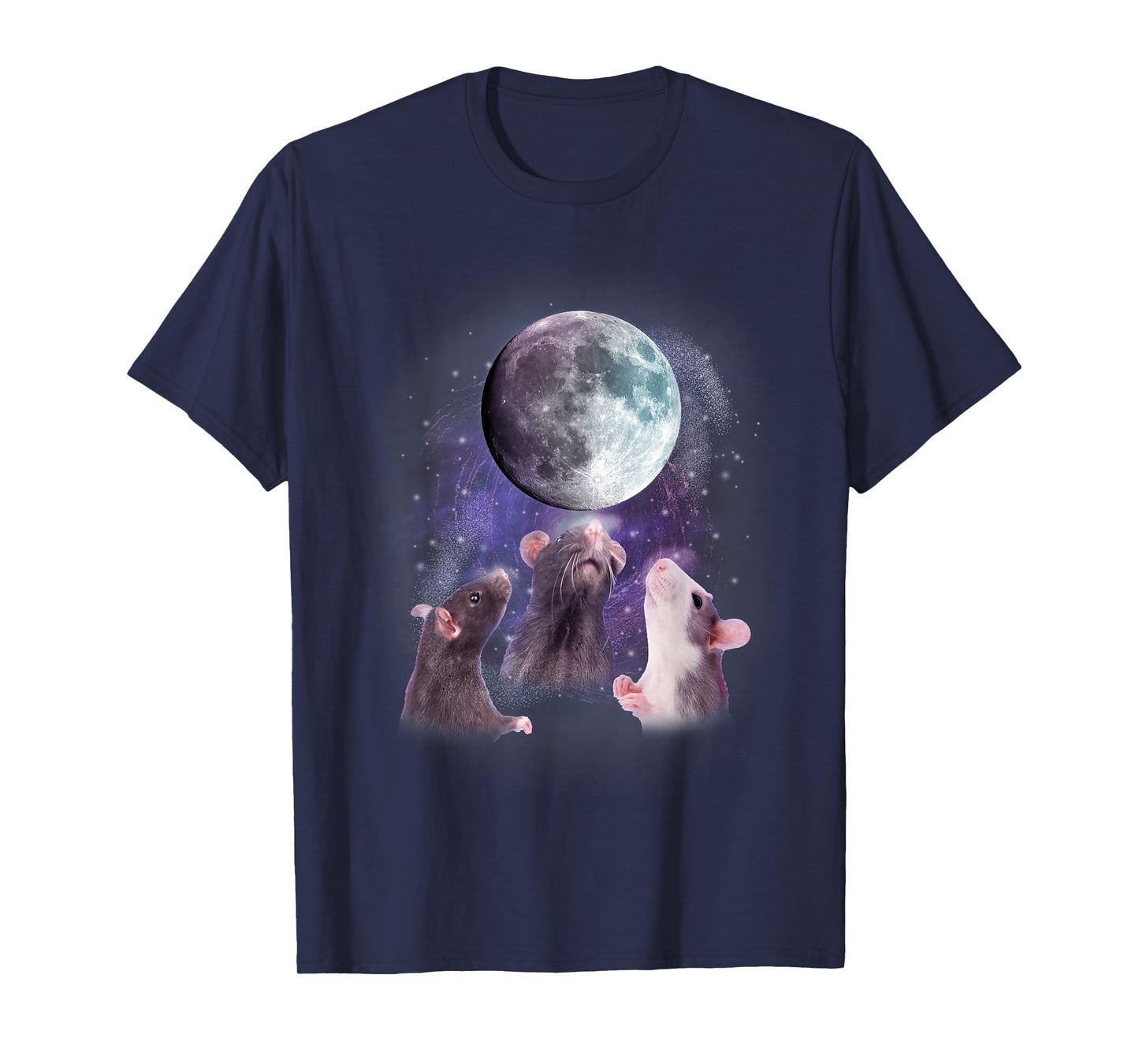 Rats Howling at the Moon Shirt - Funny Rat T-Shirt