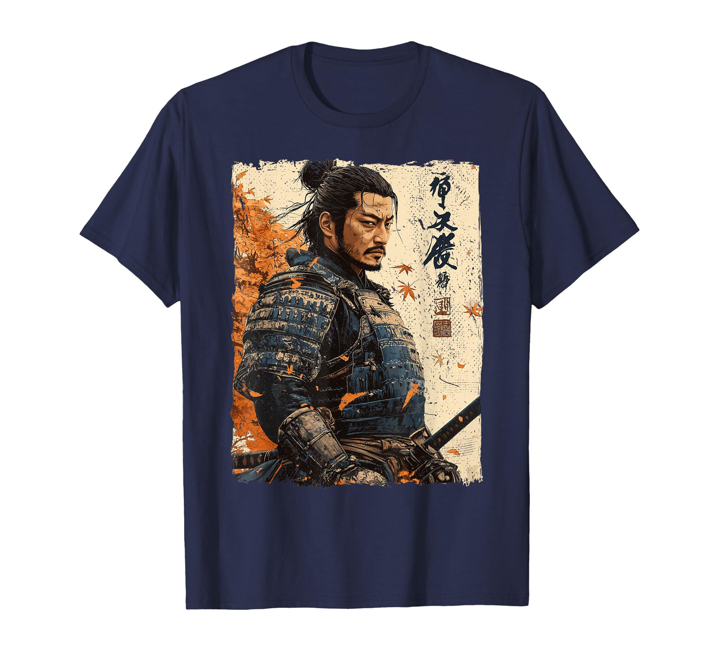 Samurai Warrior Japanese Ukiyo-e Artwork Samurai T-Shirt