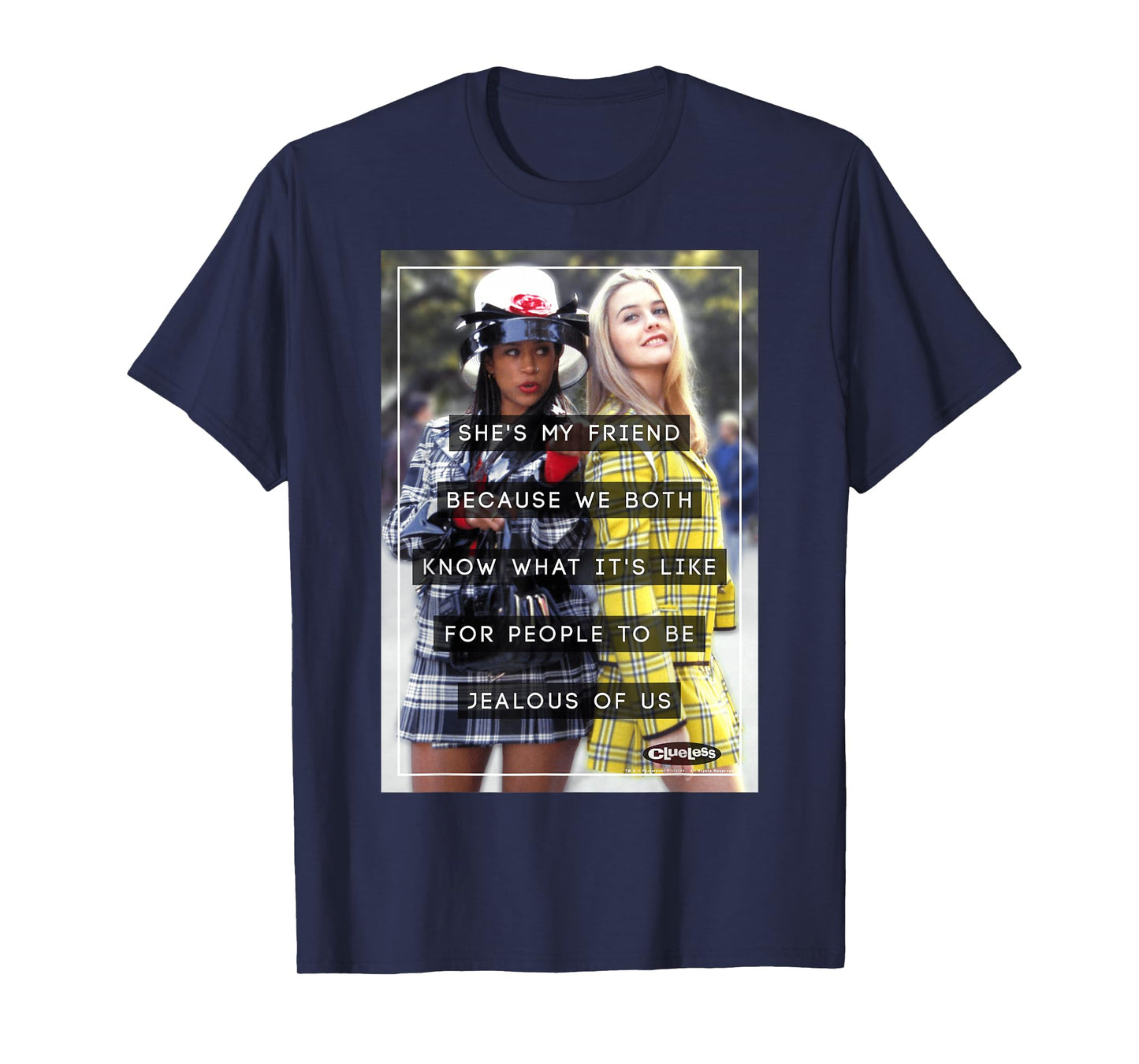 Clueless Cher & Dionne She's My Friend Graphic T-Shirt T-Shirt