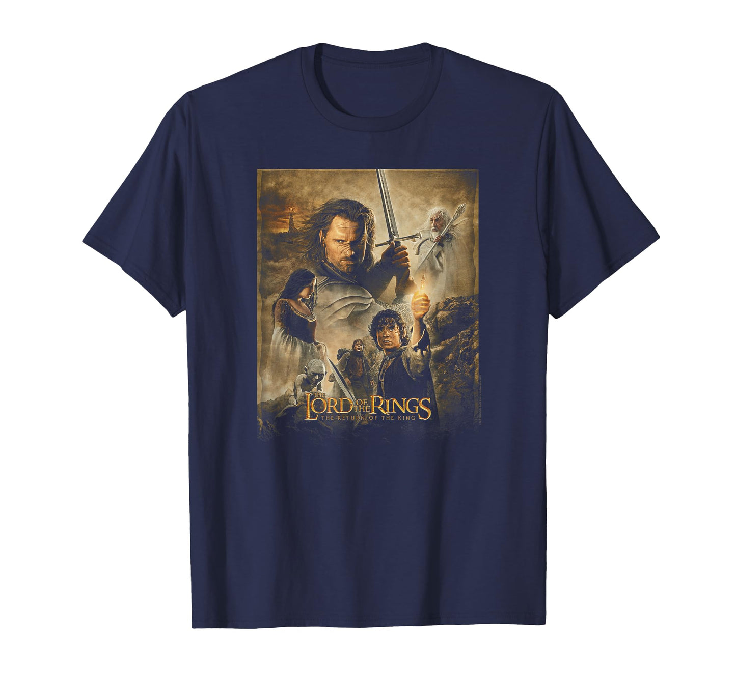 Lord of The Rings Return of The King Poster T-Shirt
