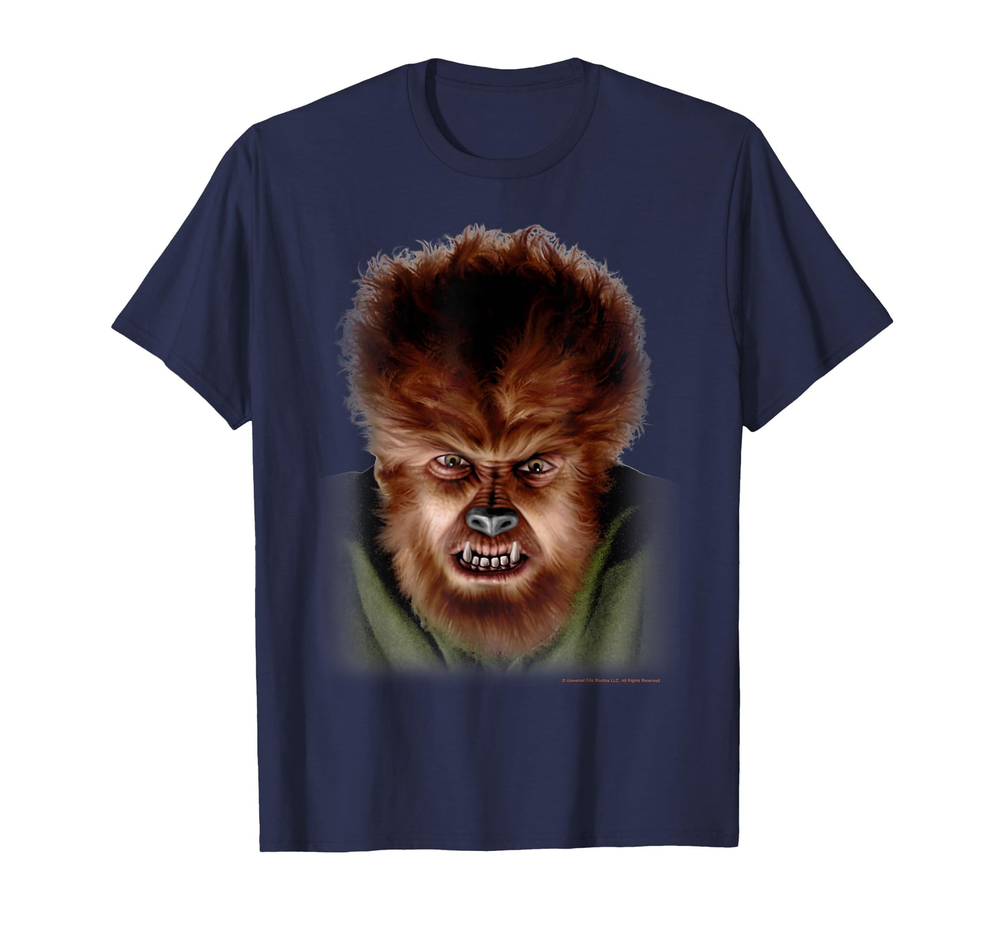 Universal Monsters The Wolf Man Face T-Shirt
