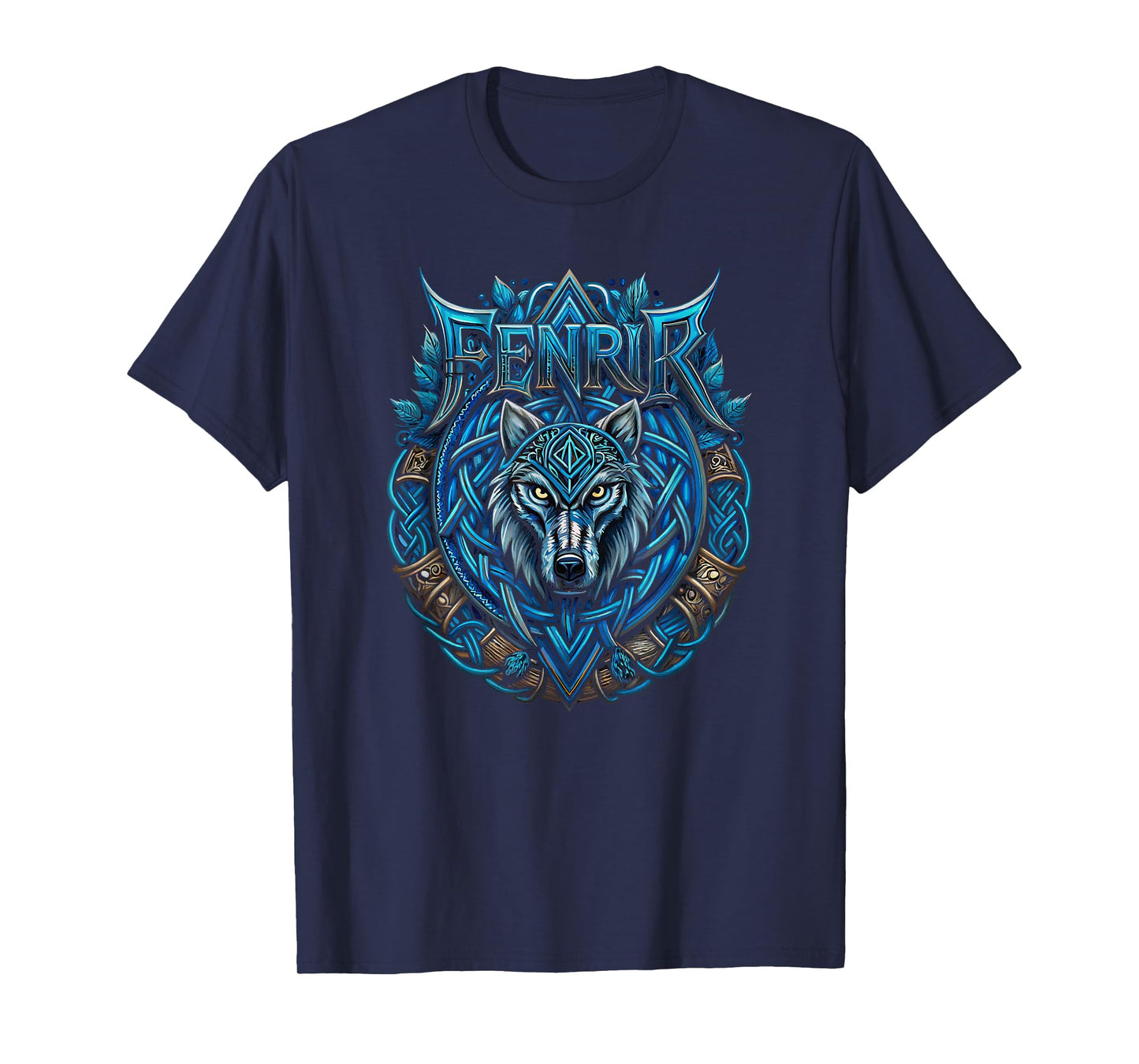 Celtic Viking Fenrir Ragnarok Wolf Fantasy – Norse Fantasy T-Shirt