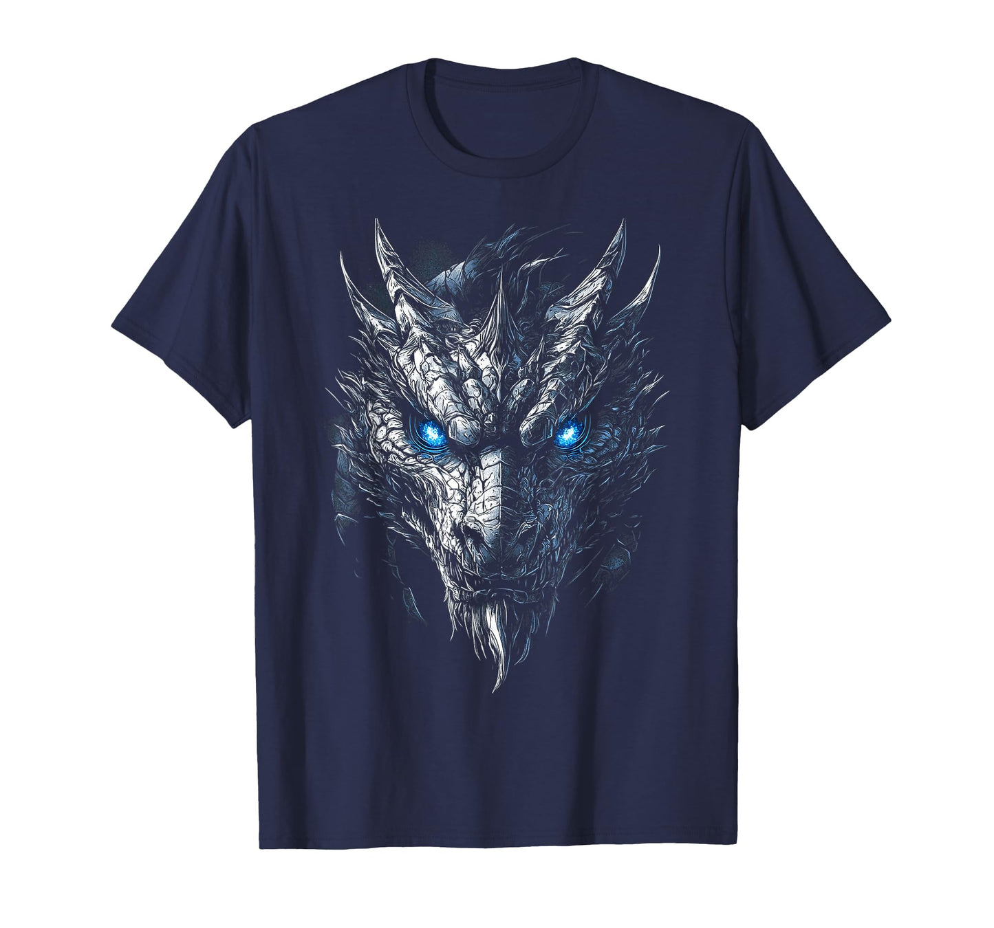 Dragon Ufo Graphic Blue Eyes Artwork Dragon T-Shirt