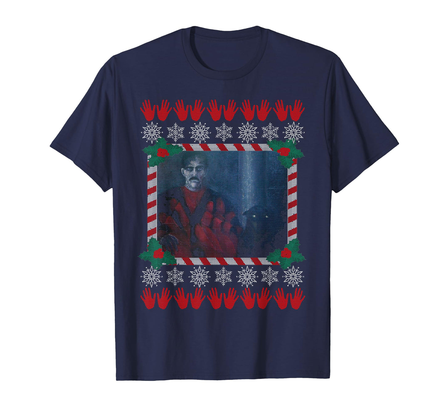 Ugly Christmas Sweater Manos The Hands of Fate Horror Movie T-Shirt