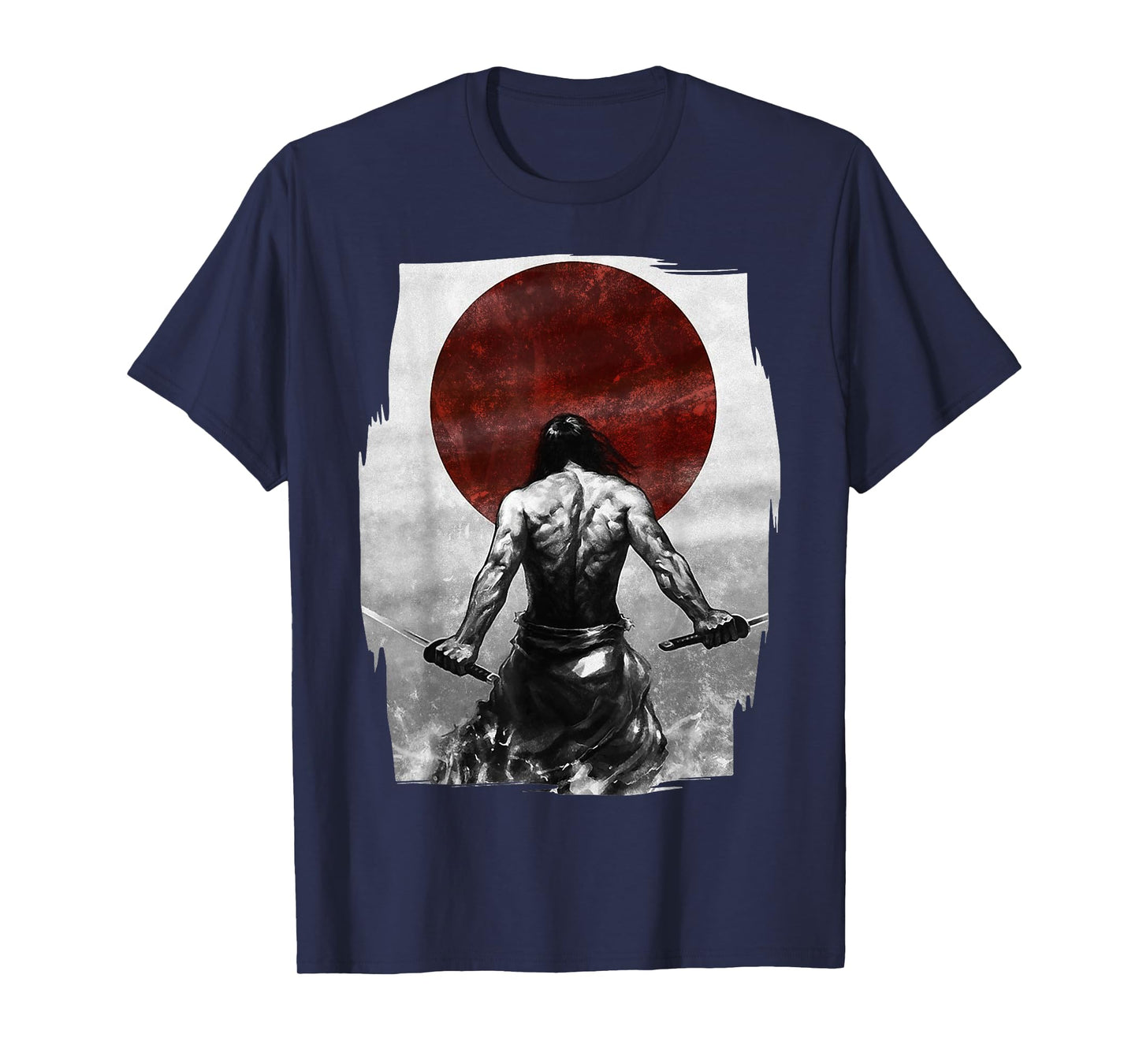 Samurai Warrior Vintage Fighter Retro Bushido Japanese T-Shirt