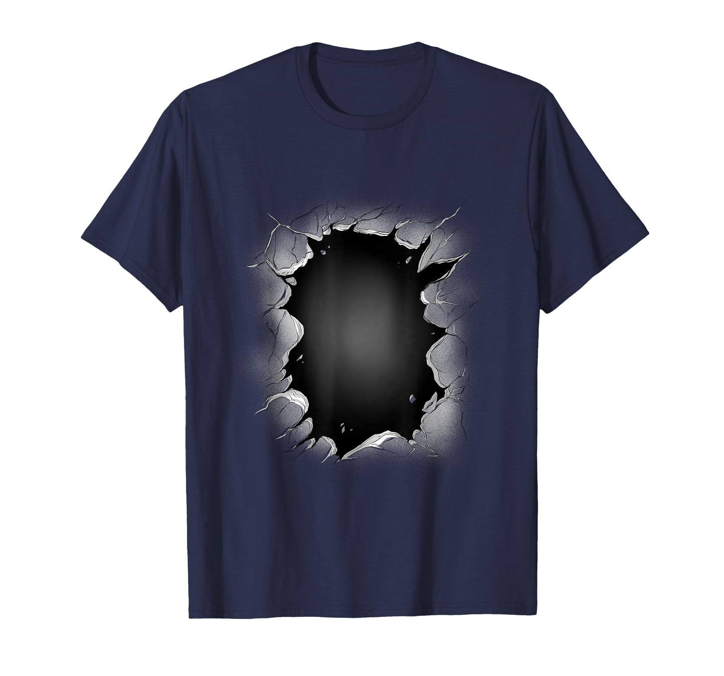 Hole in wall optical illusion T-Shirt